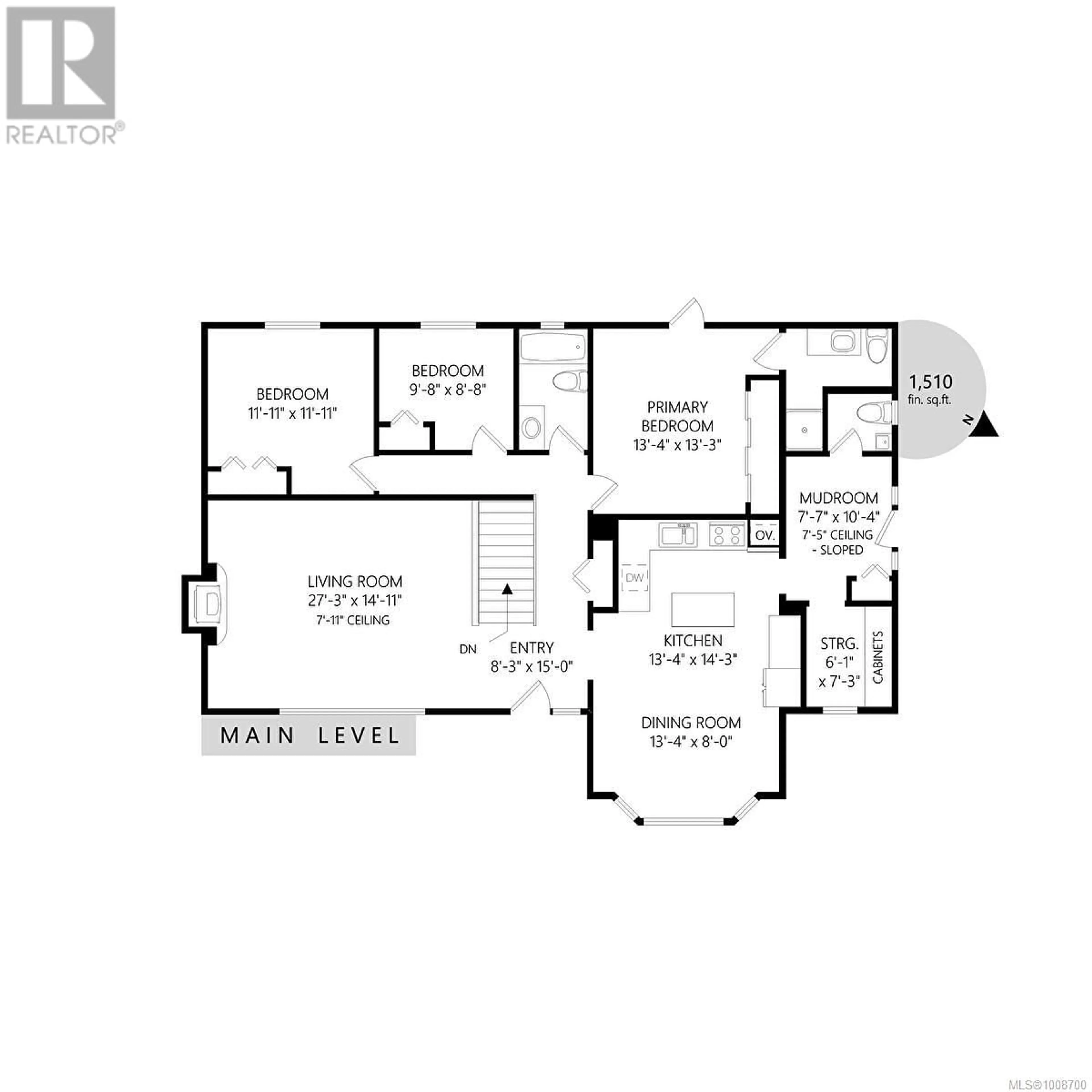 Floor plan for 1080 ALLGARD ROAD, Qualicum Beach British Columbia V0R2H0