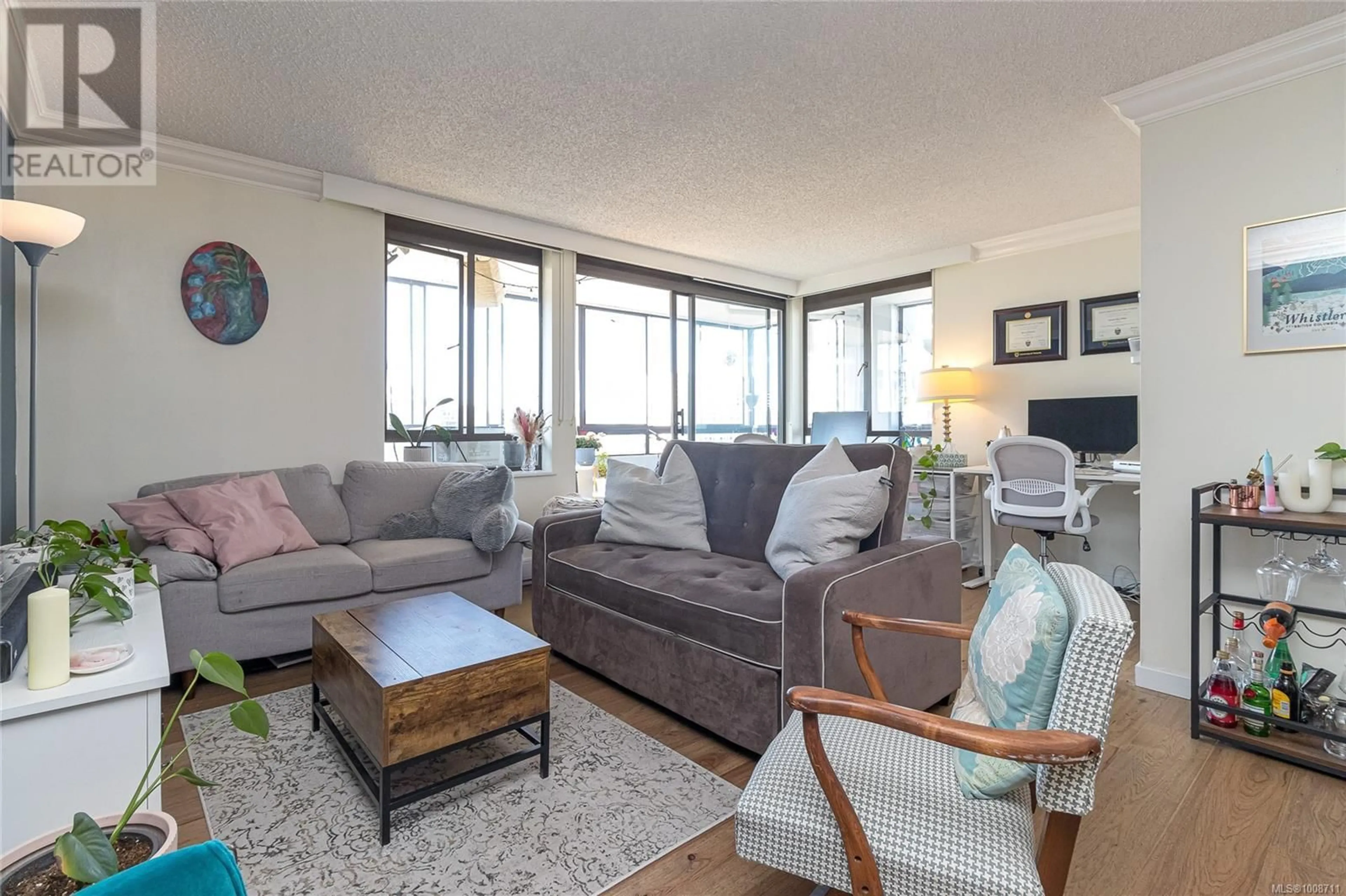 Living room with furniture, unknown for 804 - 1026 JOHNSON STREET, Victoria British Columbia V8V3N7