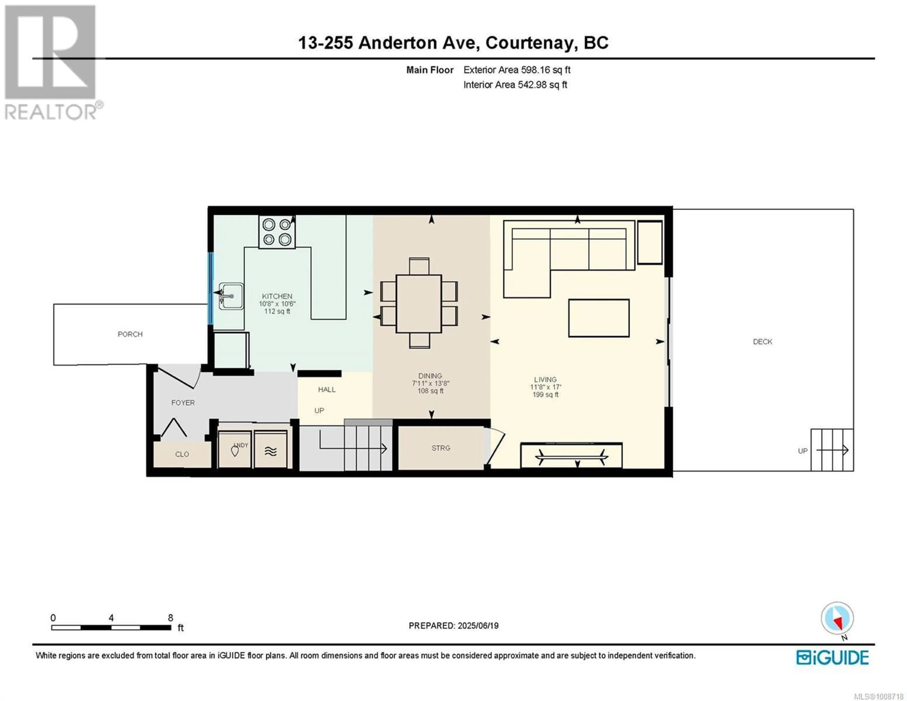Floor plan for 13 - 255 ANDERTON AVENUE, Courtenay British Columbia V9N2G9