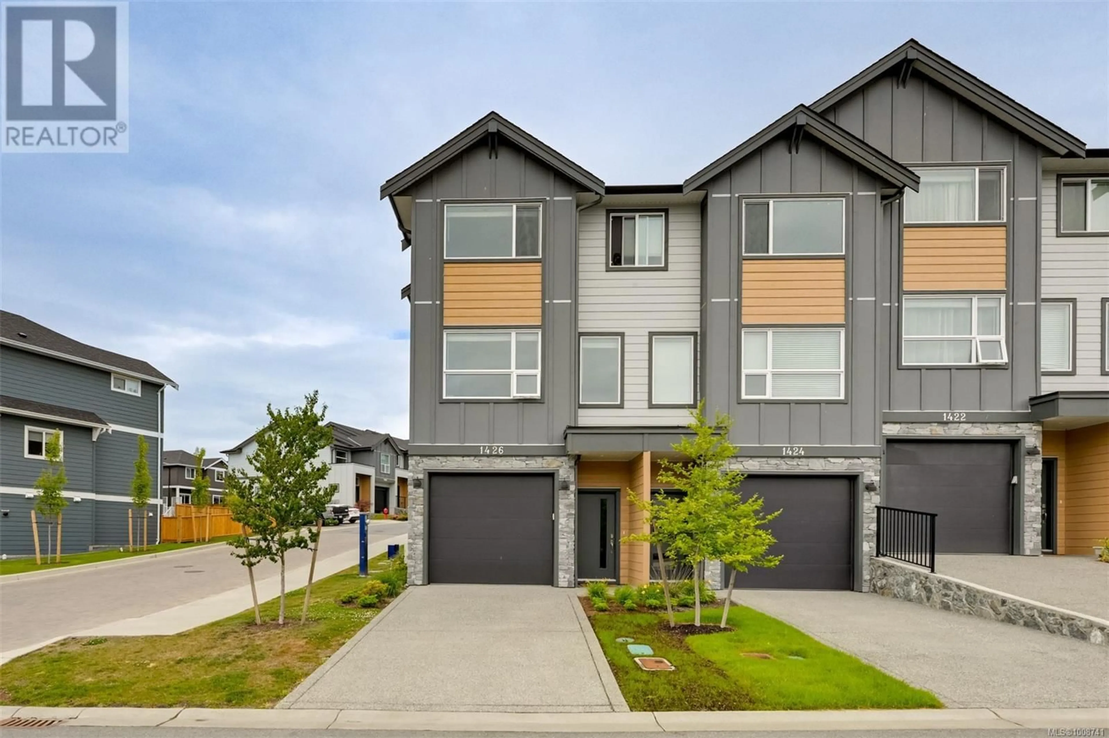 Home with vinyl exterior material, street for 1426 ATLAS DRIVE, Langford British Columbia V9B7A7