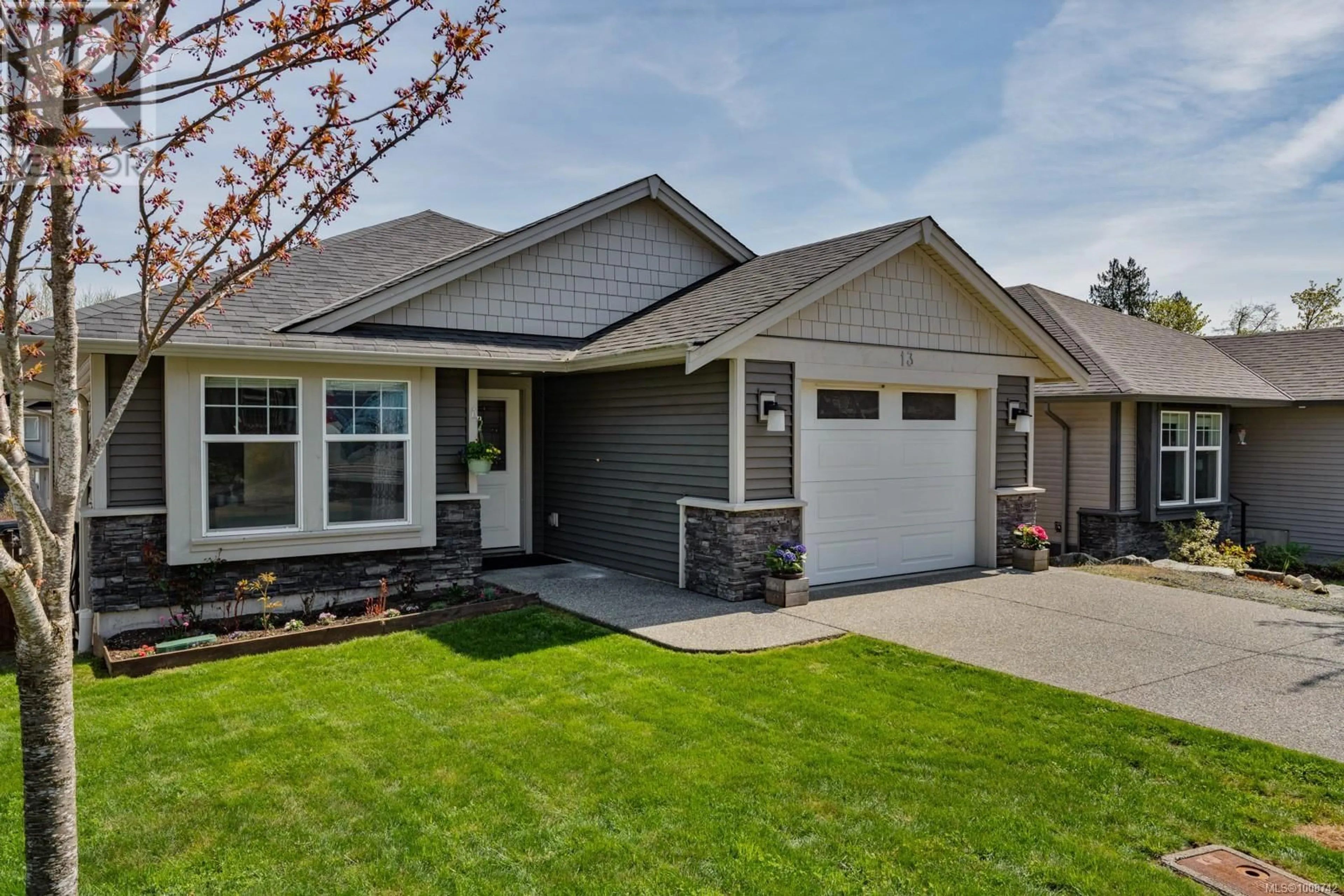 Home with vinyl exterior material, street for 13 - 9650 ASKEW CREEK DRIVE, Chemainus British Columbia V0R1K3