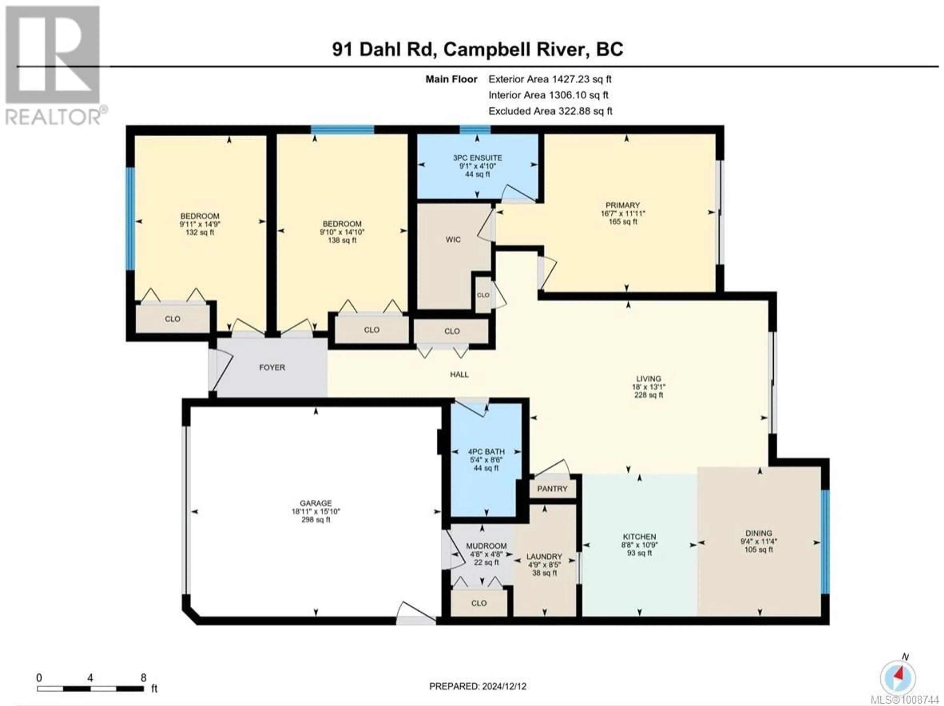 Floor plan for 3 - 91 DAHL ROAD, Campbell River British Columbia V9W1T4