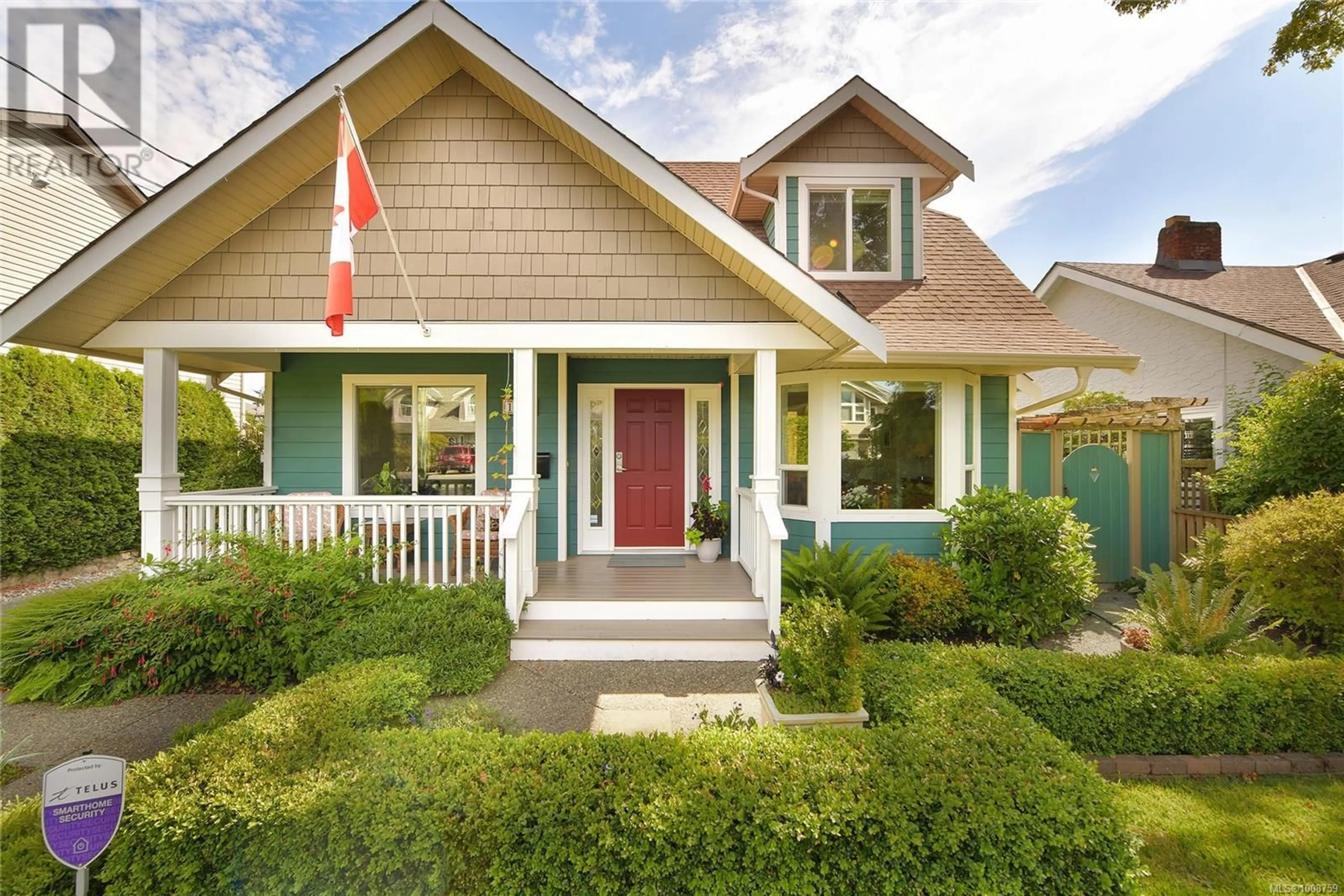 Home with vinyl exterior material, street for 1875 NEIL STREET, Saanich British Columbia V8R3C6