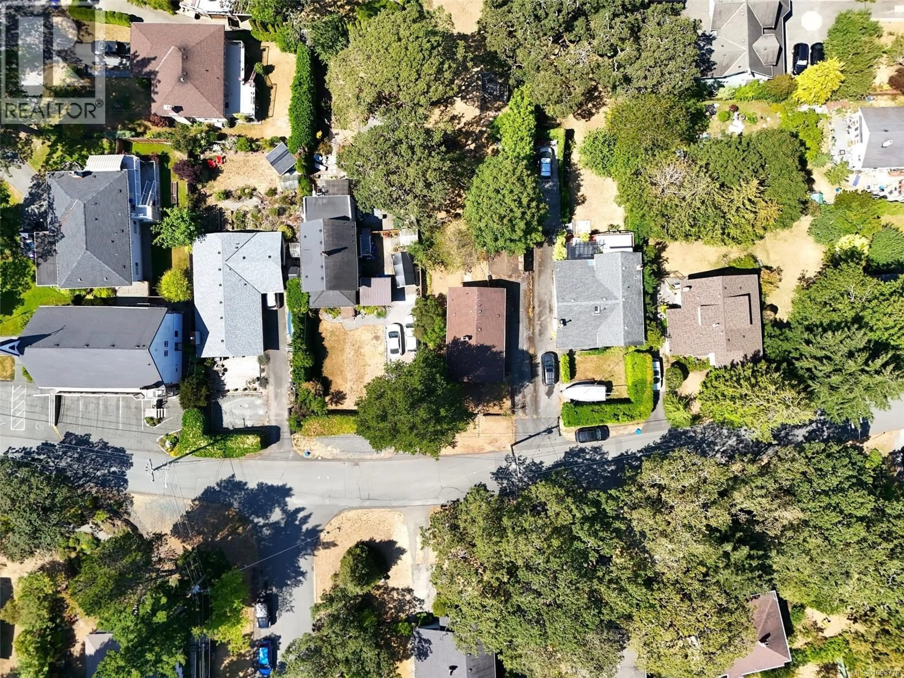 A pic from outside/outdoor area/front of a property/back of a property/a pic from drone, street for 3860 SAVANNAH AVENUE, Saanich British Columbia V8X1T5