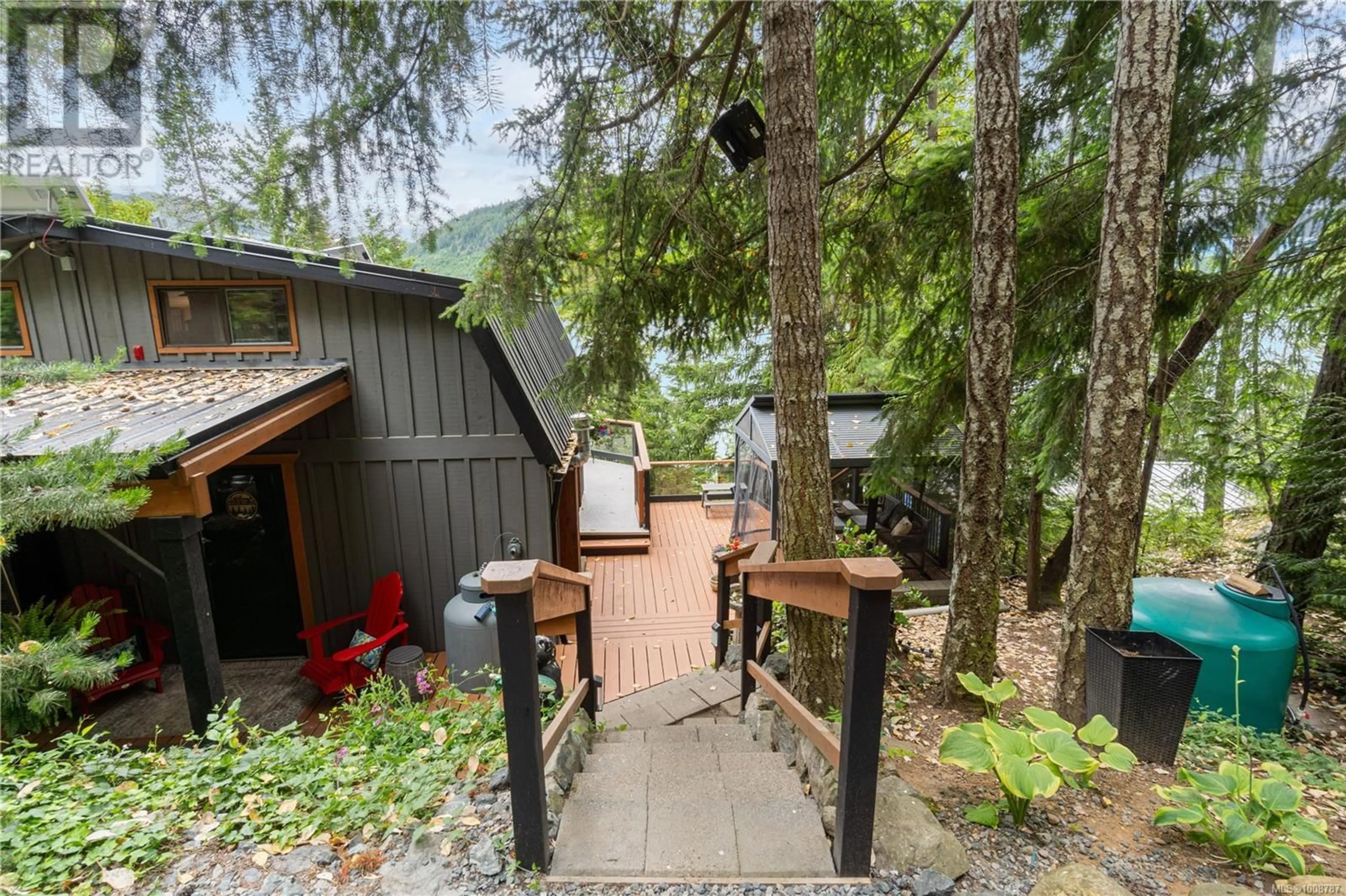 Patio, mountain view for Lot 409 - 3664 HORNE LAKE CAVES ROAD, Qualicum Beach British Columbia V9K2L7
