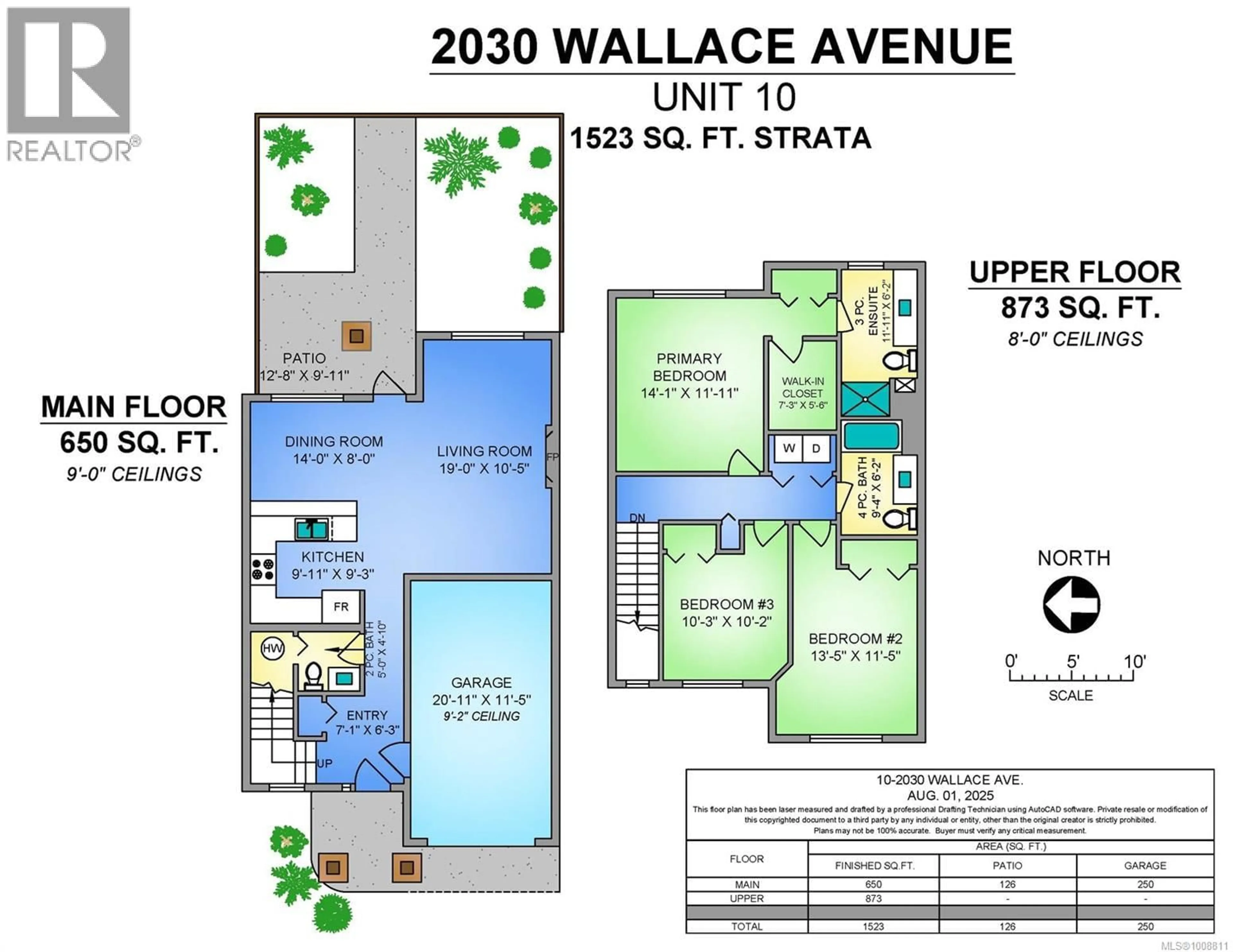 Floor plan for 10 - 2030 WALLACE AVENUE, Comox British Columbia V9M1X3
