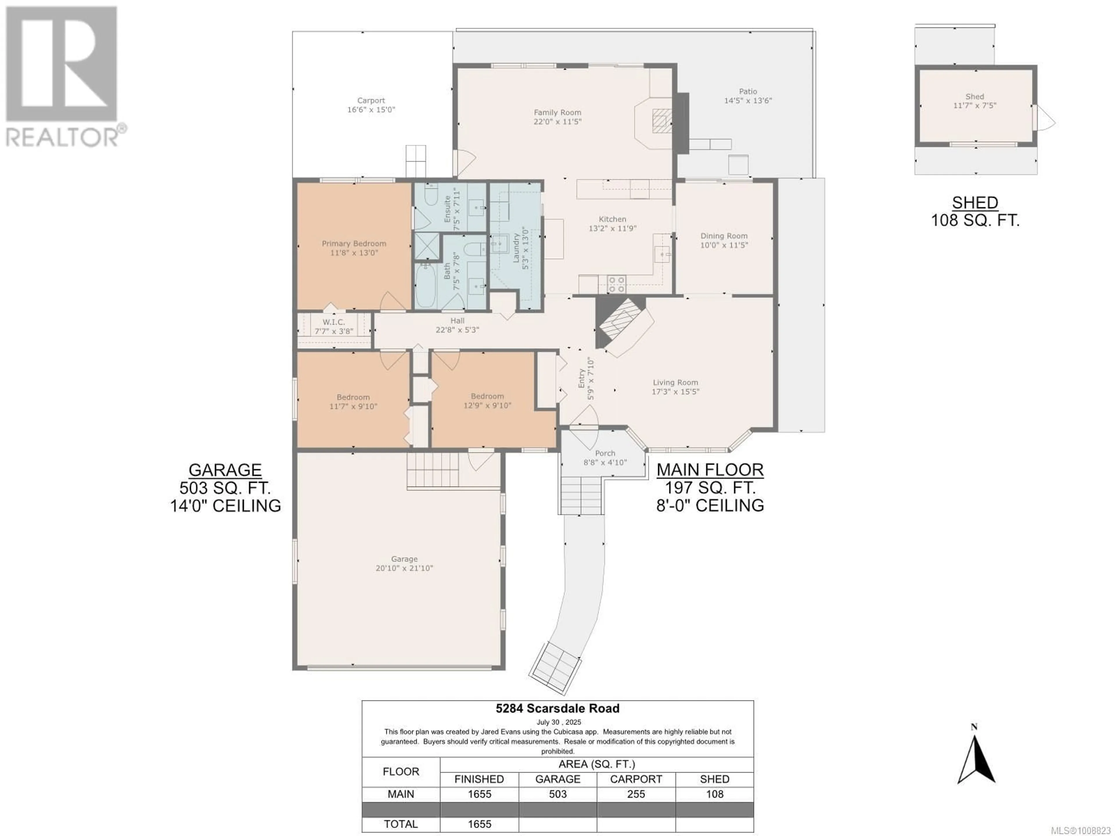 Floor plan for 5284 SCARSDALE ROAD, Nanaimo British Columbia V9T3Z7