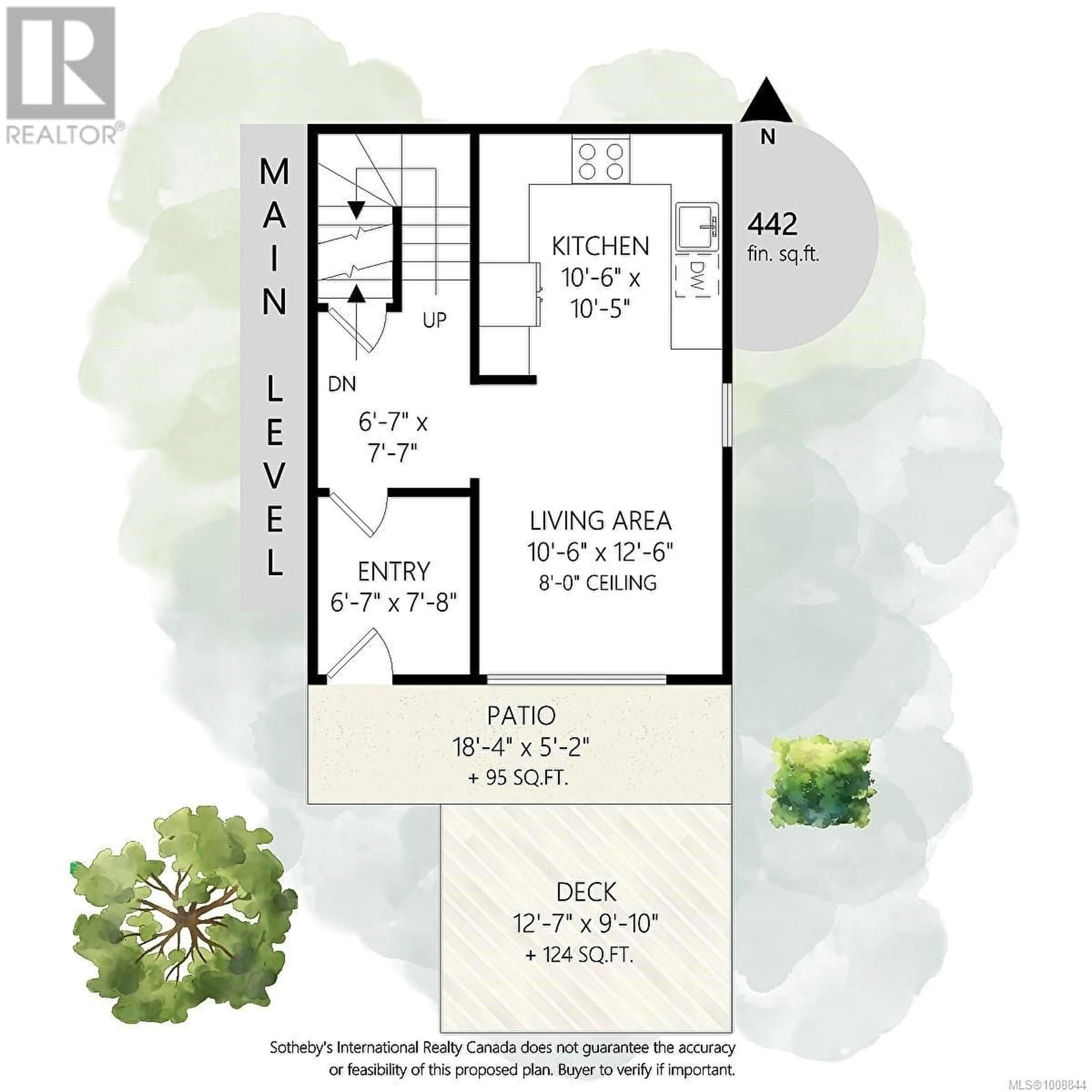 Floor plan for 1 - 734 WILSON STREET, Victoria British Columbia V9A3H2