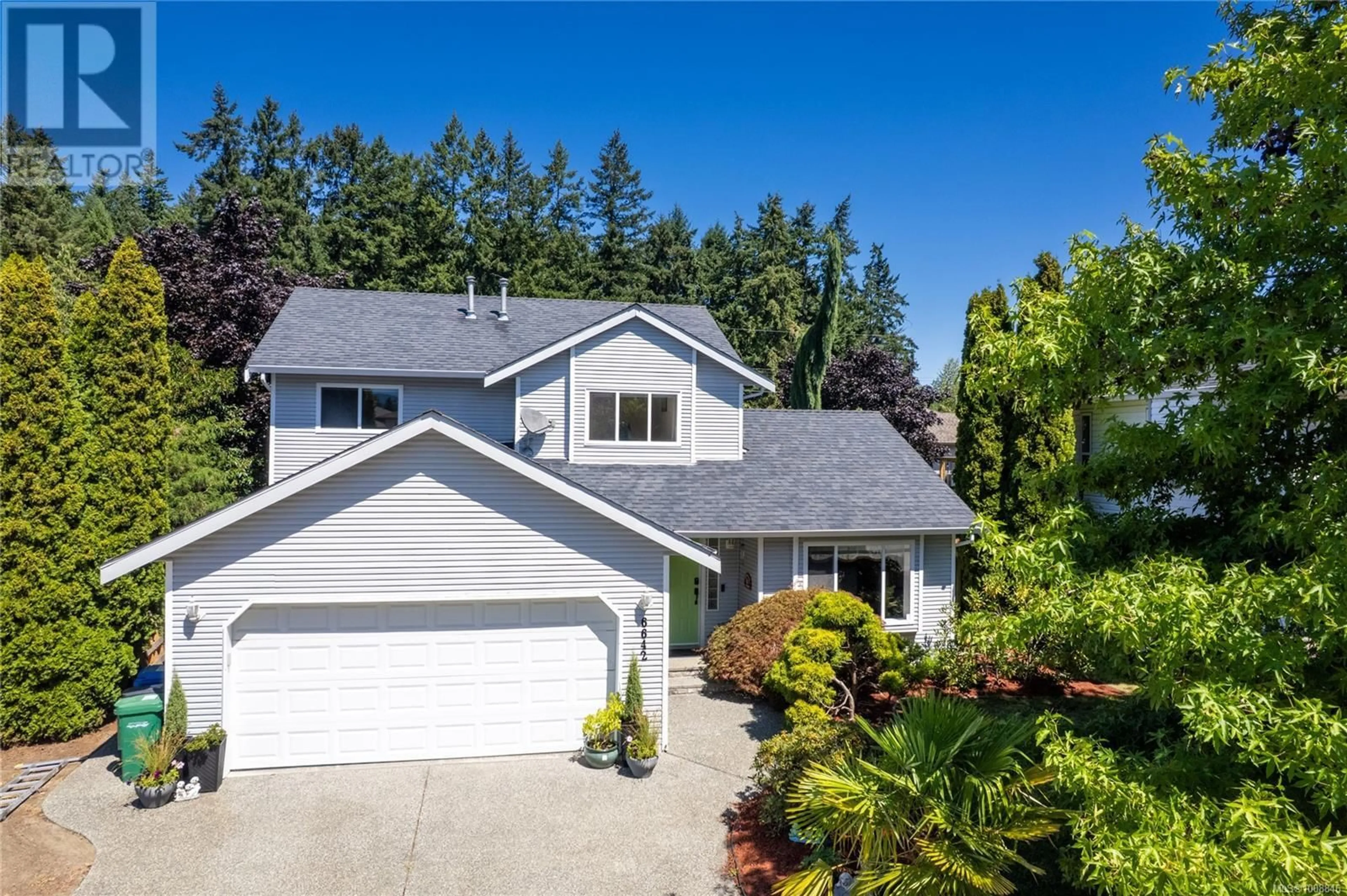 Home with vinyl exterior material, street for 6642 NATHAN ROAD, Nanaimo British Columbia V9T6H7