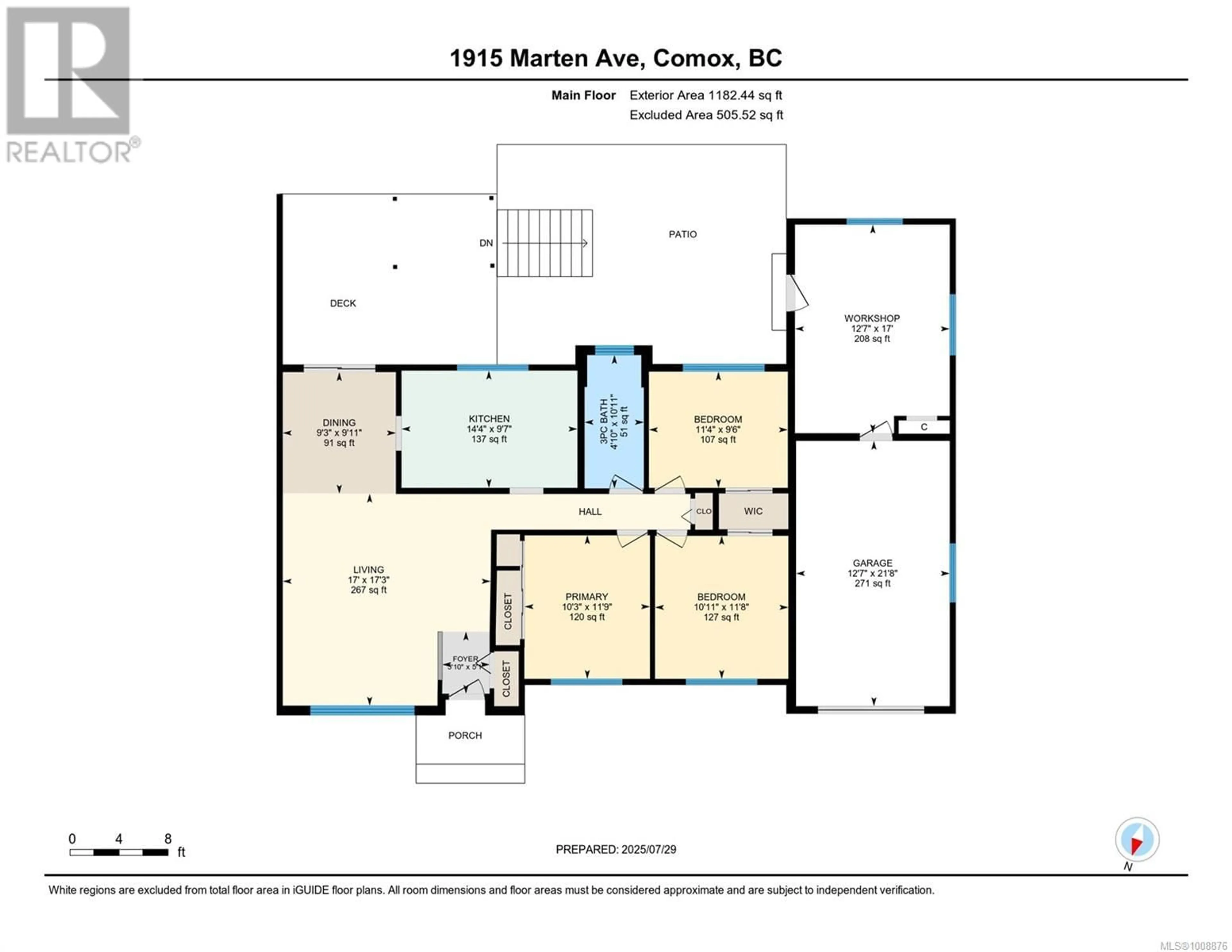 Floor plan for 1915 MARTEN AVENUE, Comox British Columbia V9M2J9