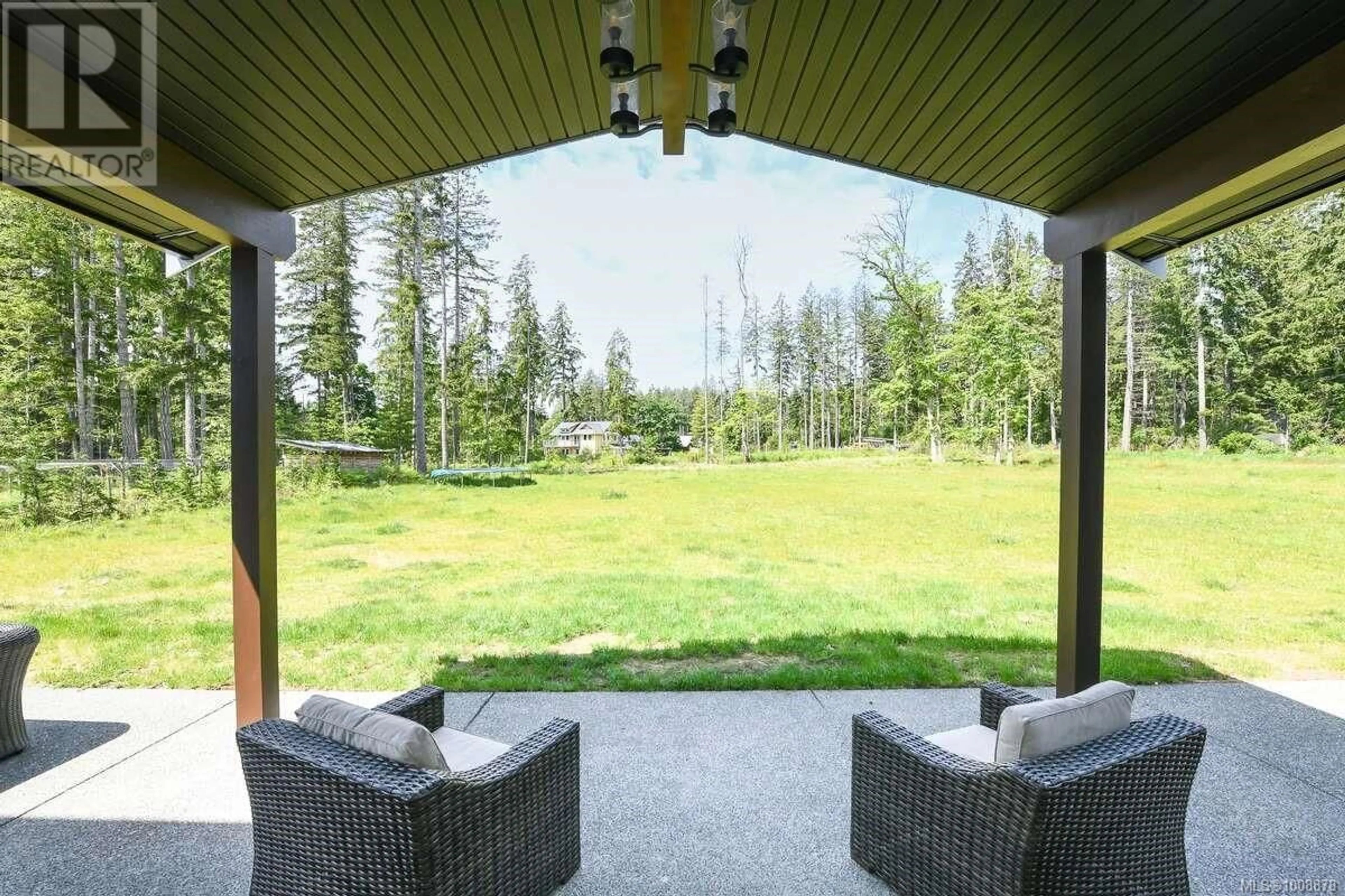 Patio, forest/trees view for 2390 BARBARA ROAD, Courtenay British Columbia V9J1L9