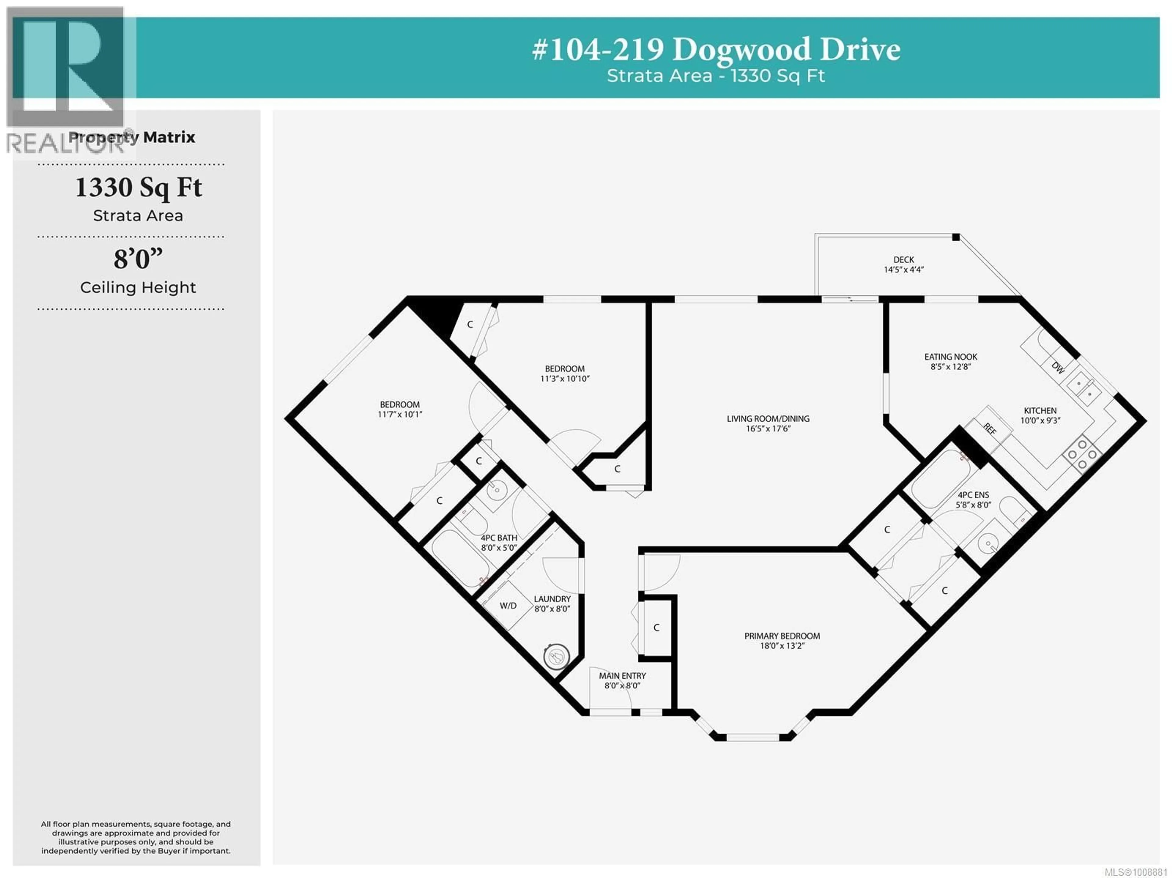 Floor plan for 104 - 219 DOGWOOD DRIVE, Ladysmith British Columbia V9G1S9