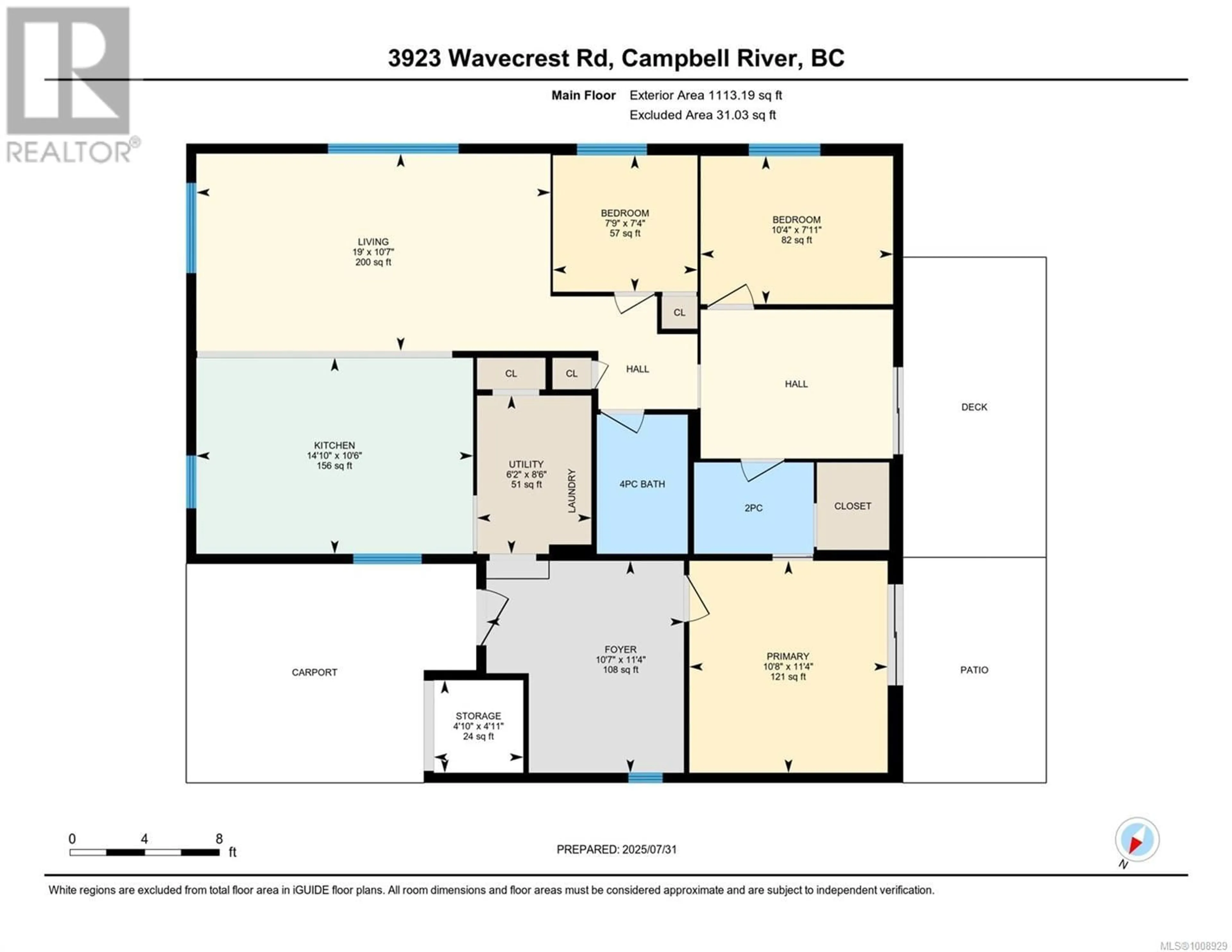 Floor plan for 3923 WAVECREST ROAD, Campbell River British Columbia V9H1H8