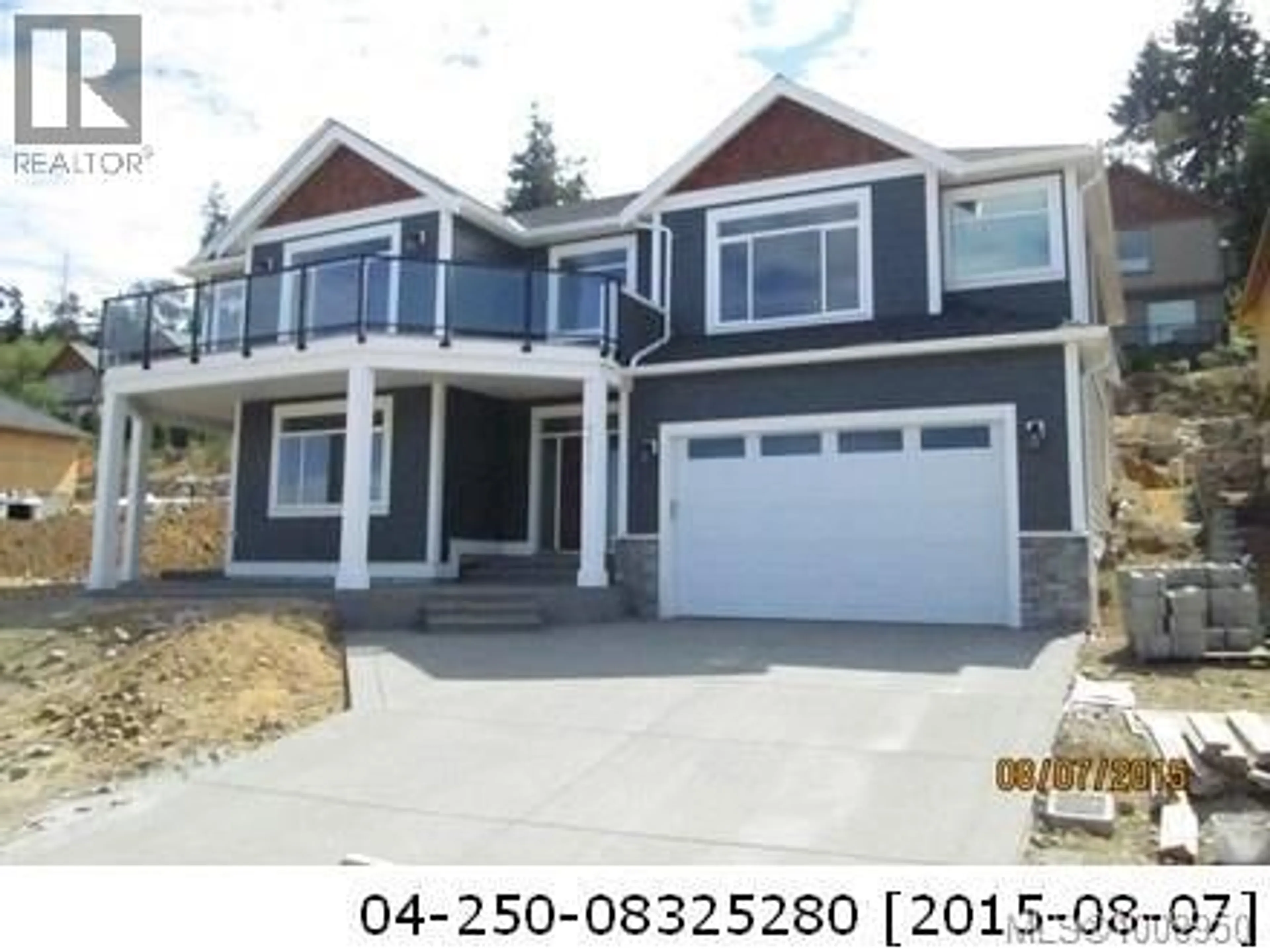 Home with vinyl exterior material, street for 4615 SHERIDAN RIDGE ROAD, Nanaimo British Columbia V9T6S6