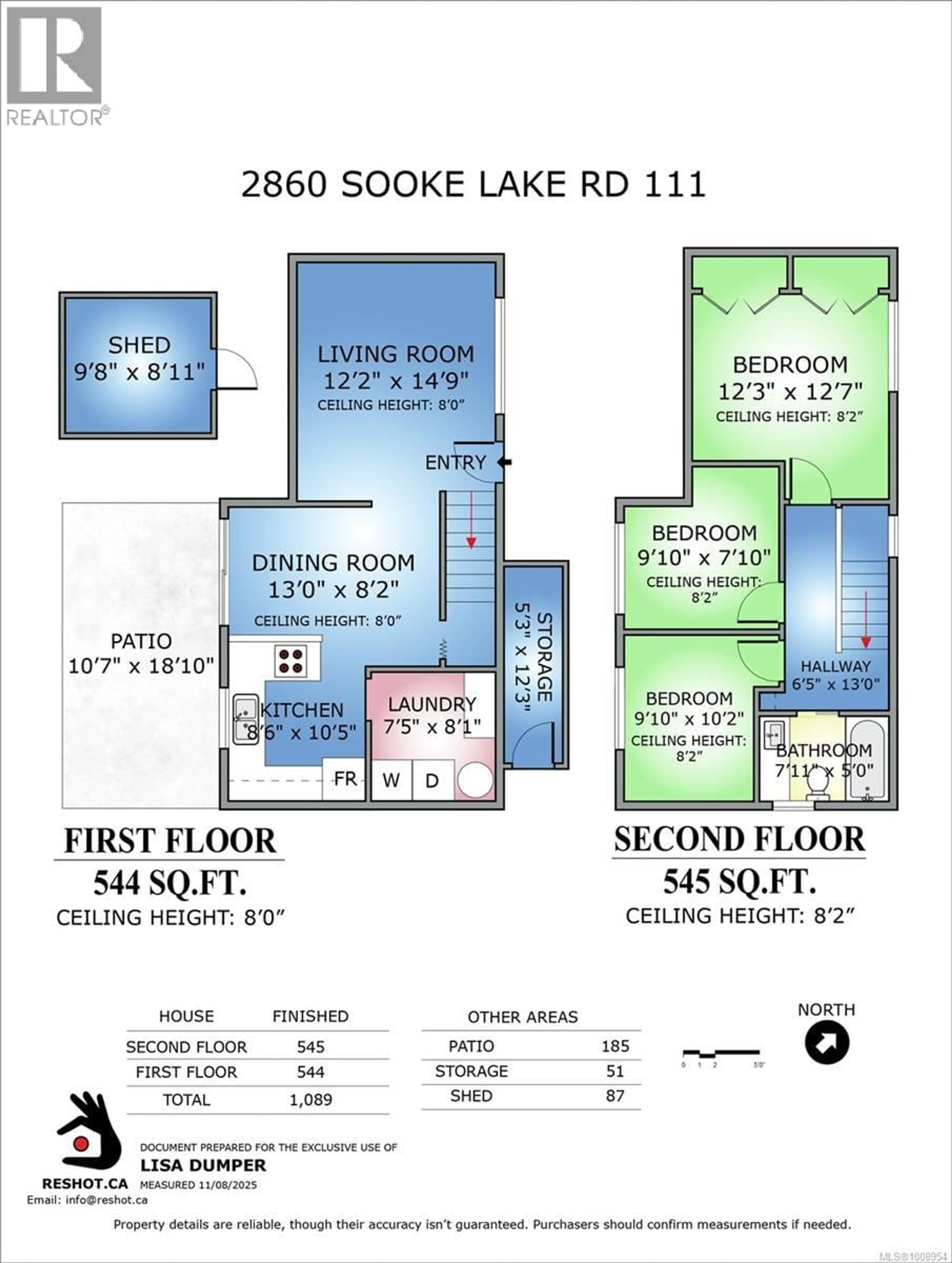Floor plan for 111 - 2860 SOOKE LAKE ROAD, Langford British Columbia V9B4R3