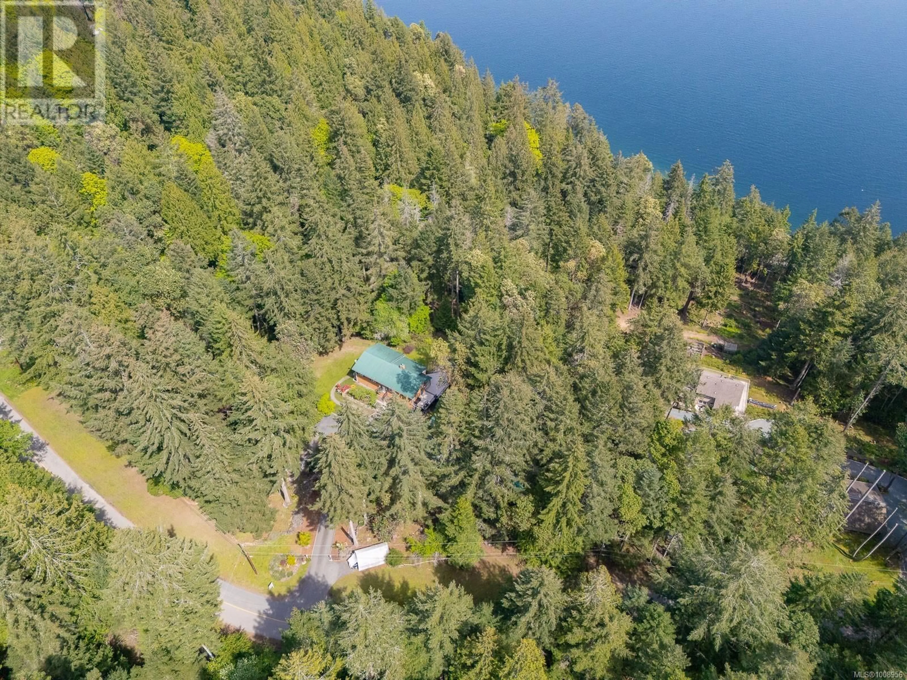 A pic from outside/outdoor area/front of a property/back of a property/a pic from drone, water/lake/river/ocean view for 149 PILKEY POINT ROAD, Thetis Island British Columbia V0R2Y0