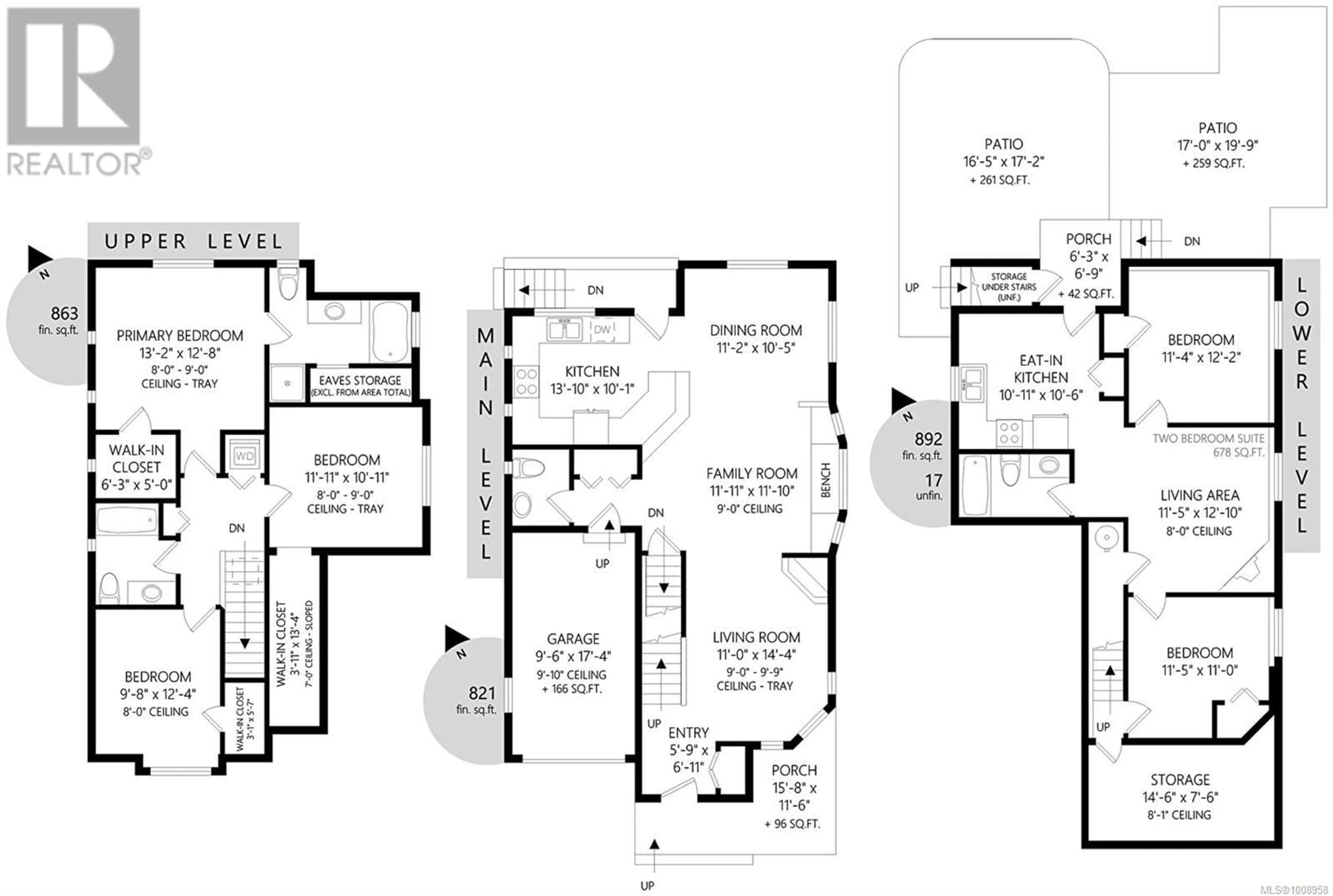 Floor plan for 2900 HIPWOOD LANE, Victoria British Columbia V8T5L3