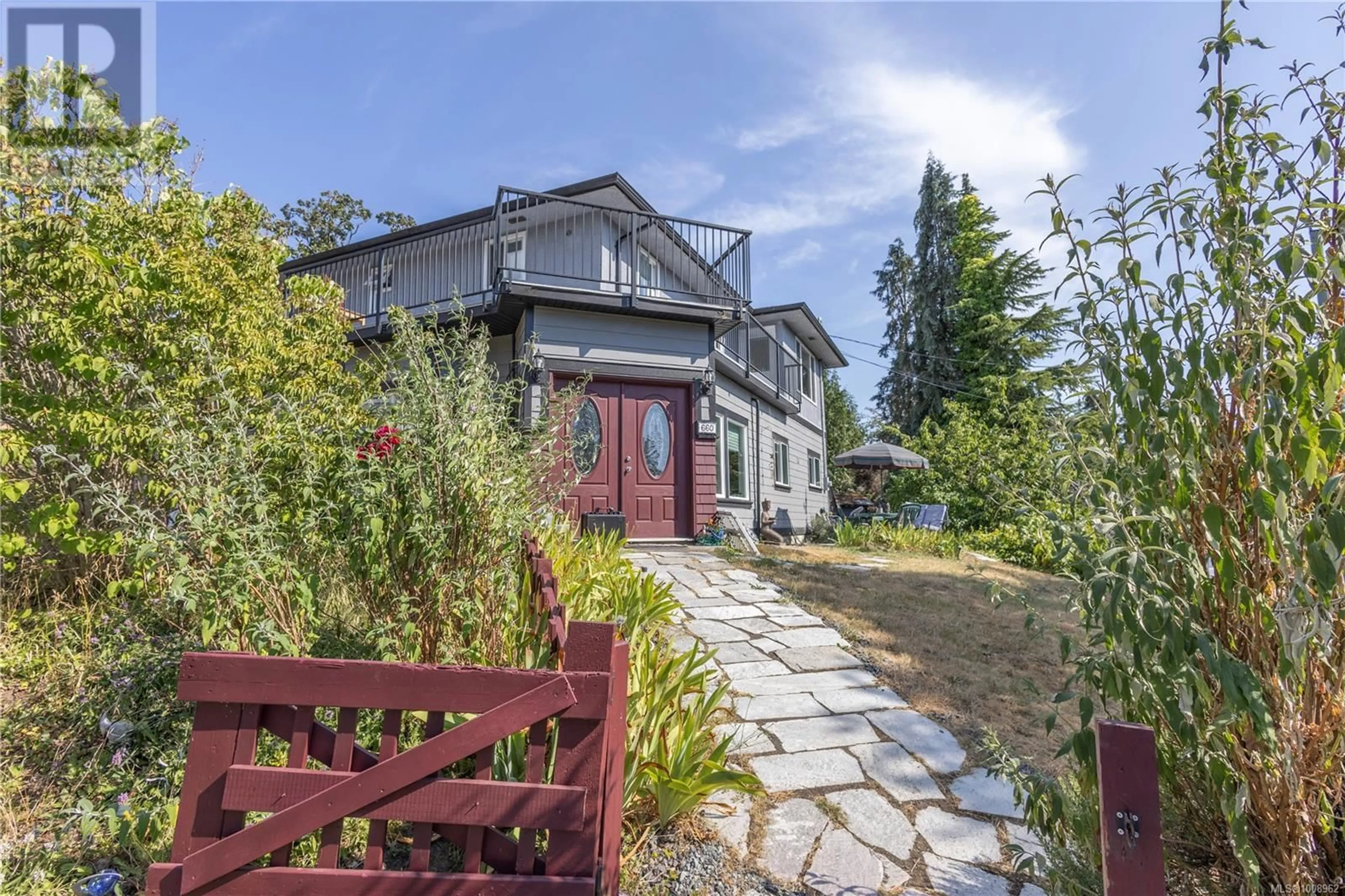 A pic from outside/outdoor area/front of a property/back of a property/a pic from drone, street for 660 ROCKINGHAM ROAD, Langford British Columbia V9B3N8