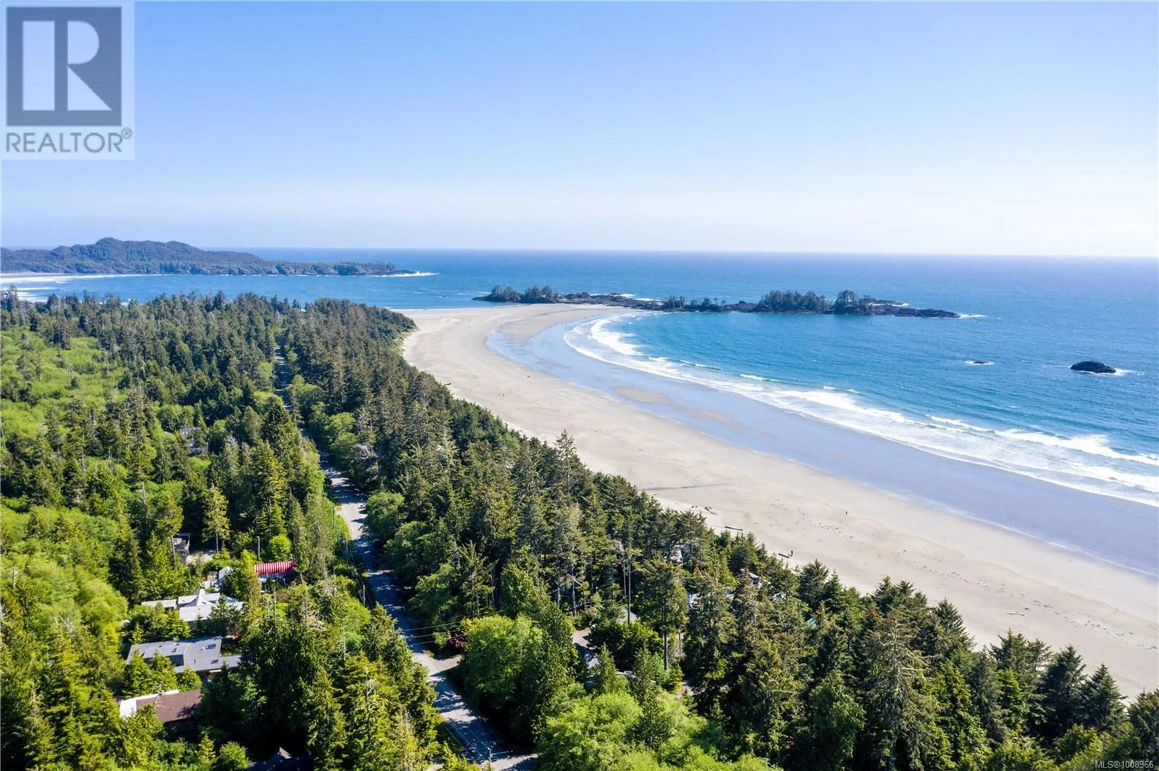 A pic from outside/outdoor area/front of a property/back of a property/a pic from drone, water/lake/river/ocean view for 1180 LYNN ROAD, Tofino British Columbia V0R2Z0