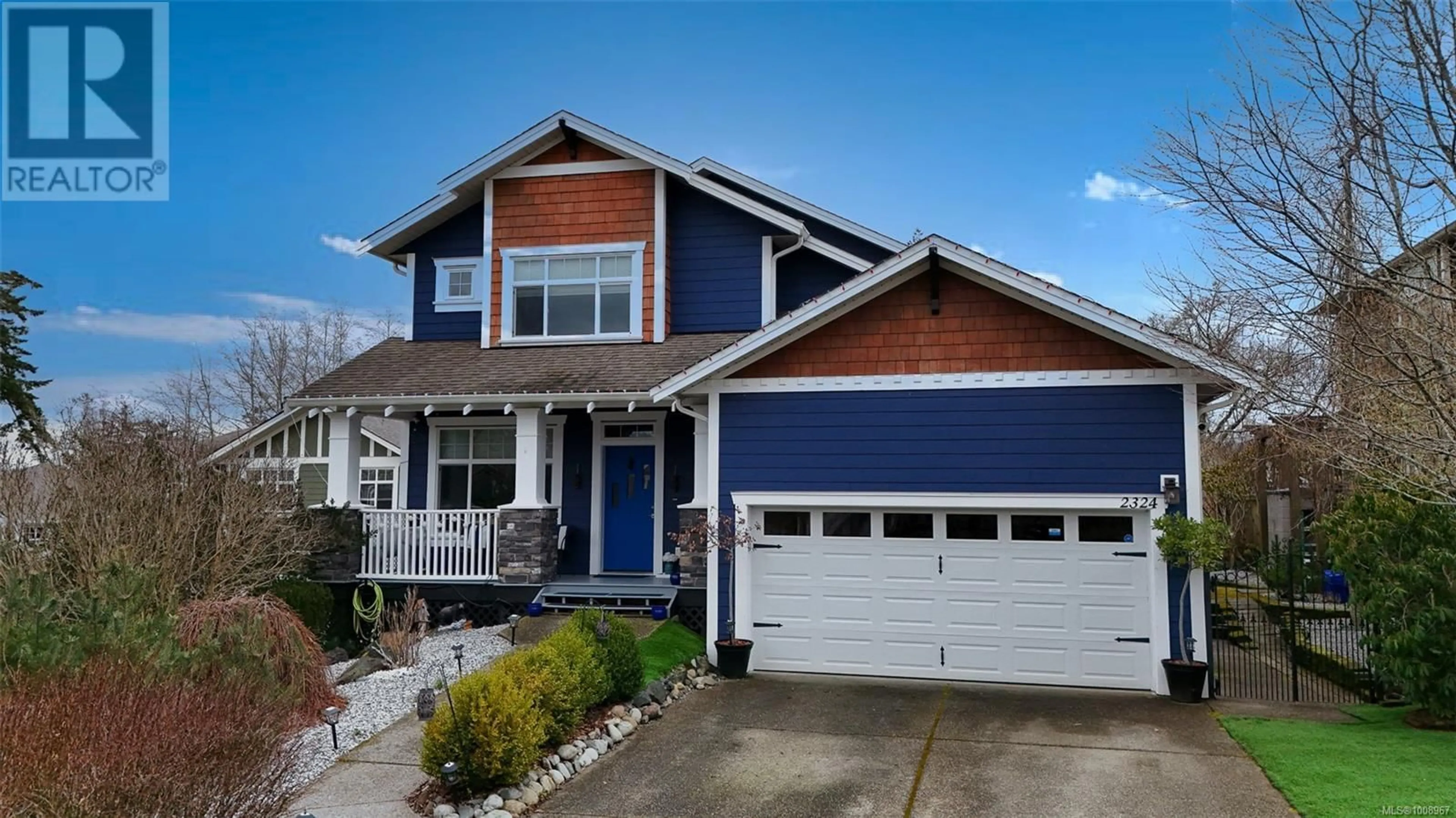 Home with vinyl exterior material, street for 2324 DEMAMIEL PLACE, Sooke British Columbia V9Z0Y4
