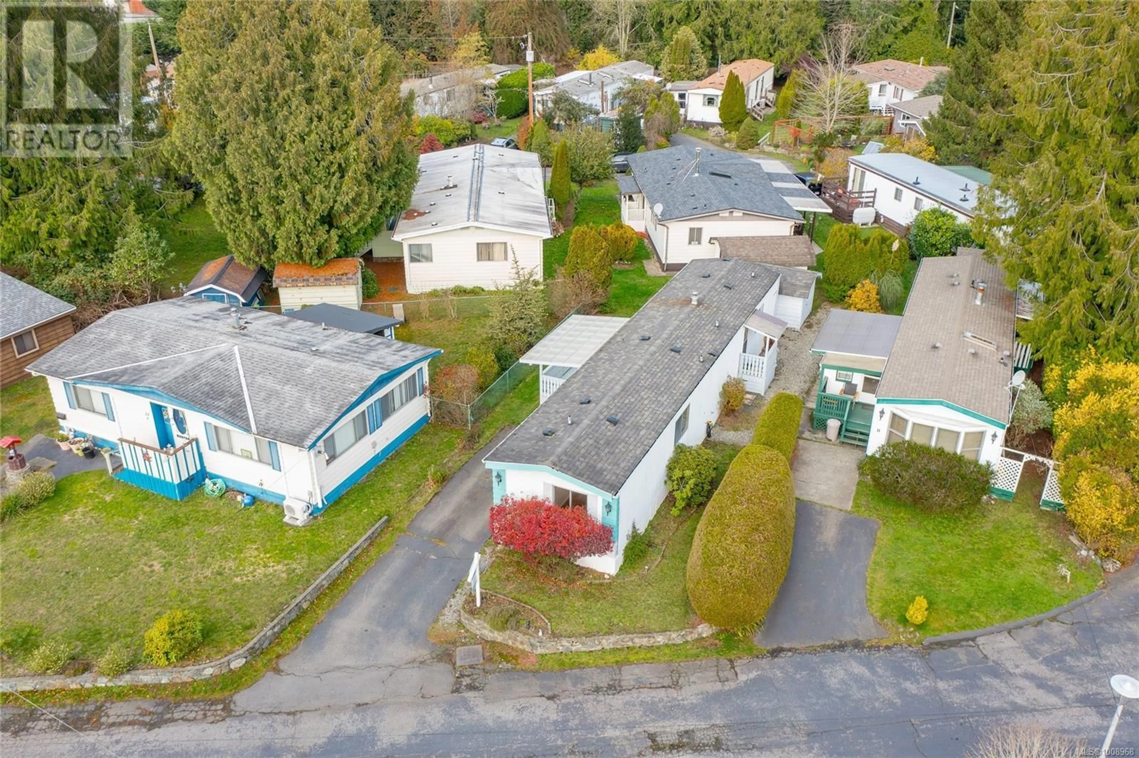 A pic from outside/outdoor area/front of a property/back of a property/a pic from drone, street for 12 - 2357 SOOKE RIVER ROAD, Sooke British Columbia V9Z0X5