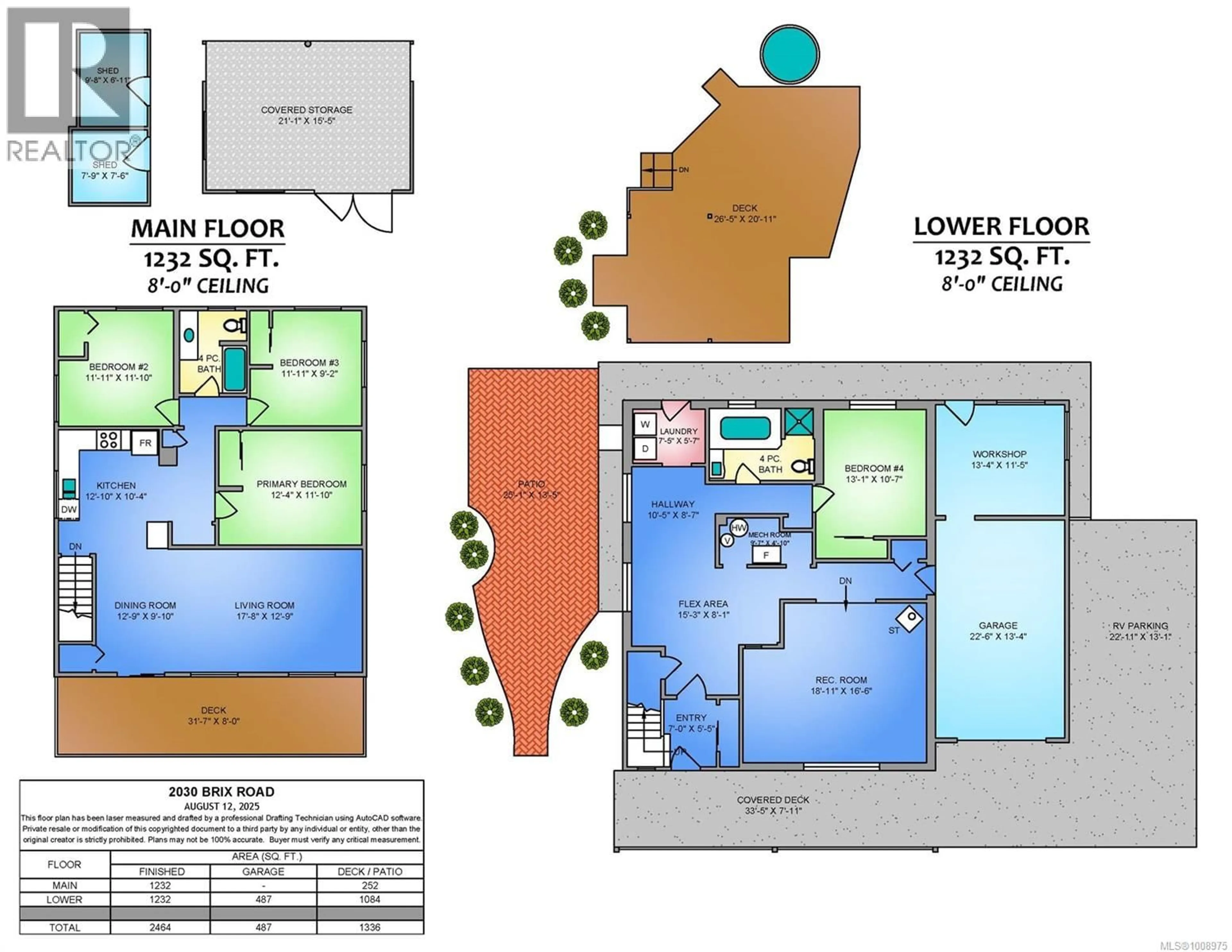 Floor plan for 2030 BRIX ROAD, Nanaimo British Columbia V9X1L7