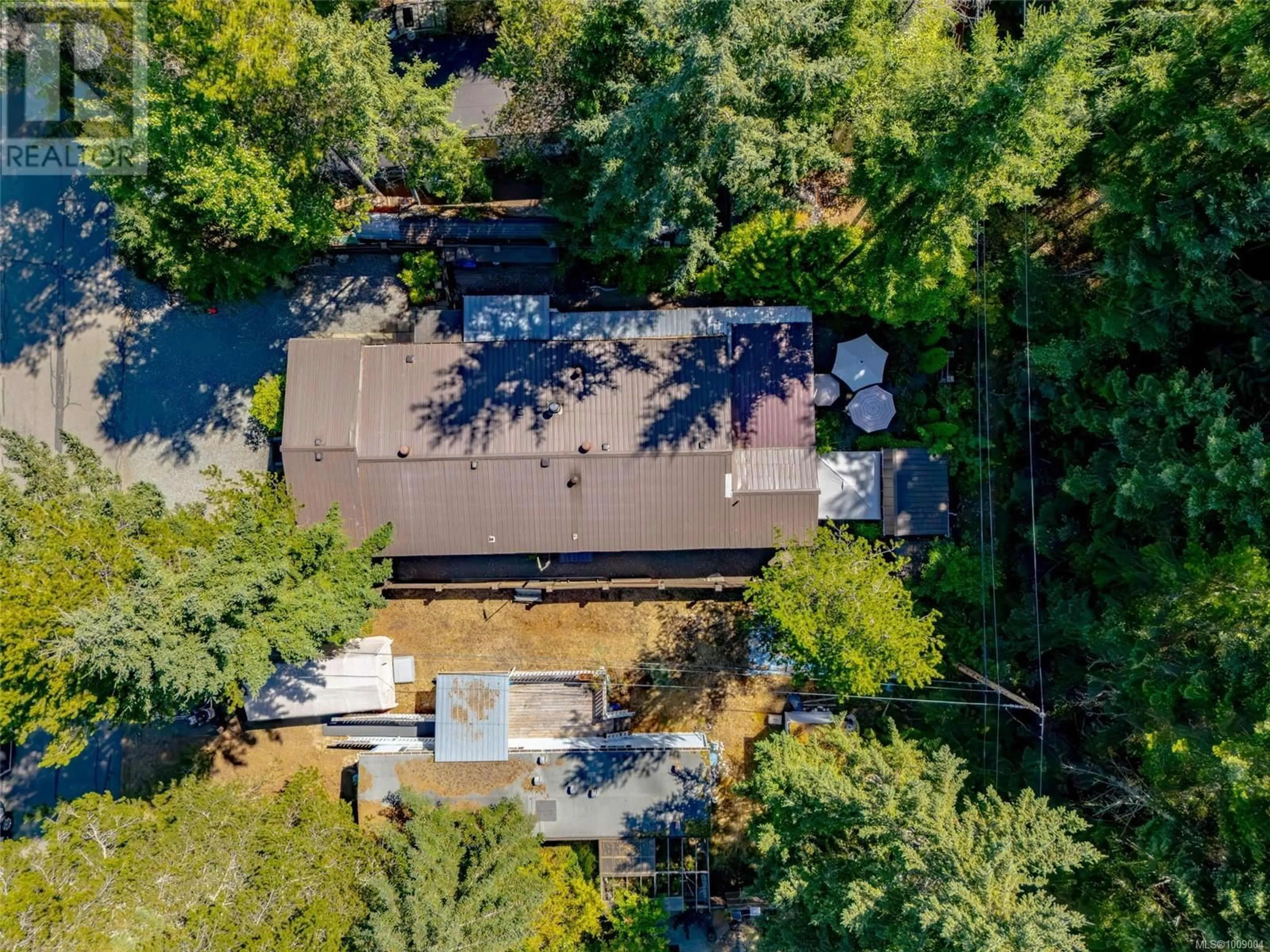 A pic from outside/outdoor area/front of a property/back of a property/a pic from drone, forest/trees view for 14 - 2130 ERRINGTON ROAD, Errington British Columbia V0R1V0