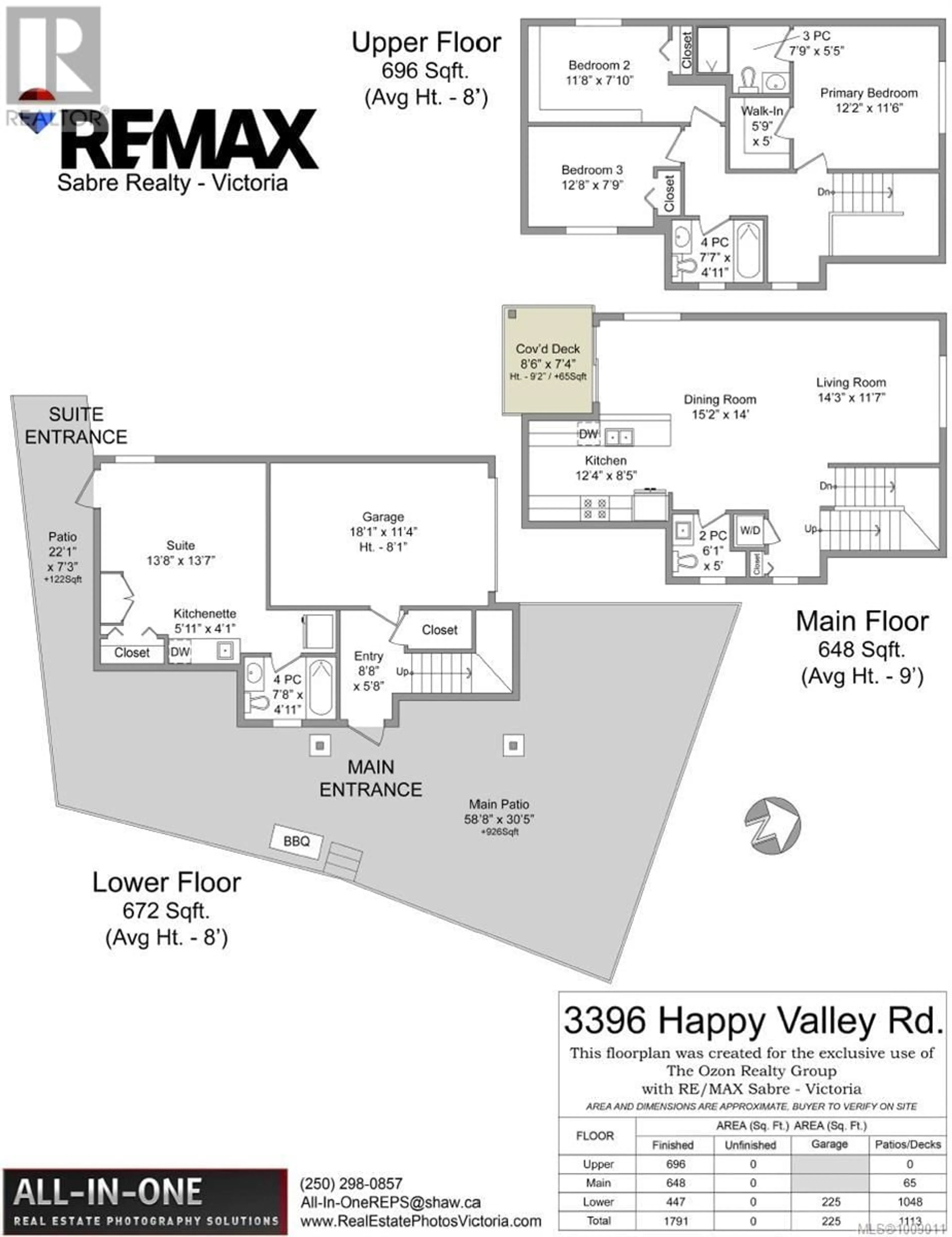 Floor plan for 3396 HAPPY VALLEY ROAD, Langford British Columbia V9C2W4