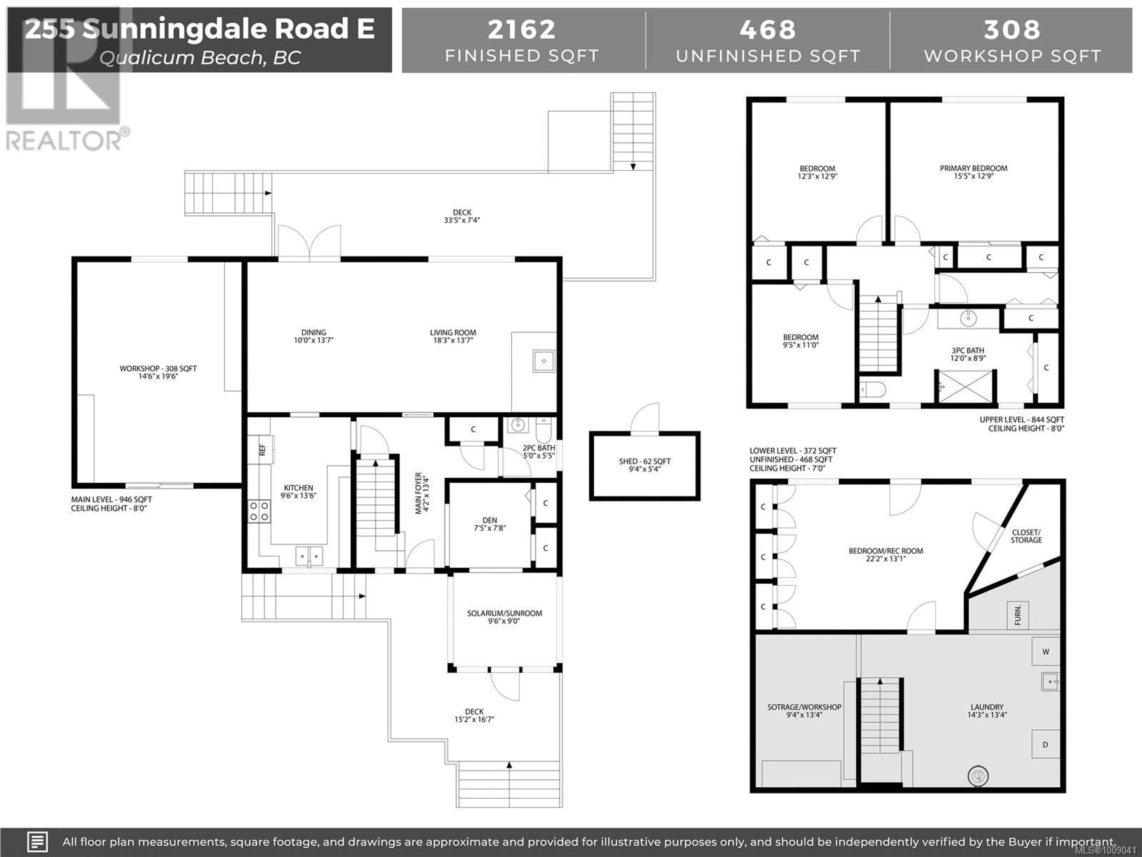 Floor plan for 255 SUNNINGDALE ROAD EAST, Qualicum Beach British Columbia V9K1L3