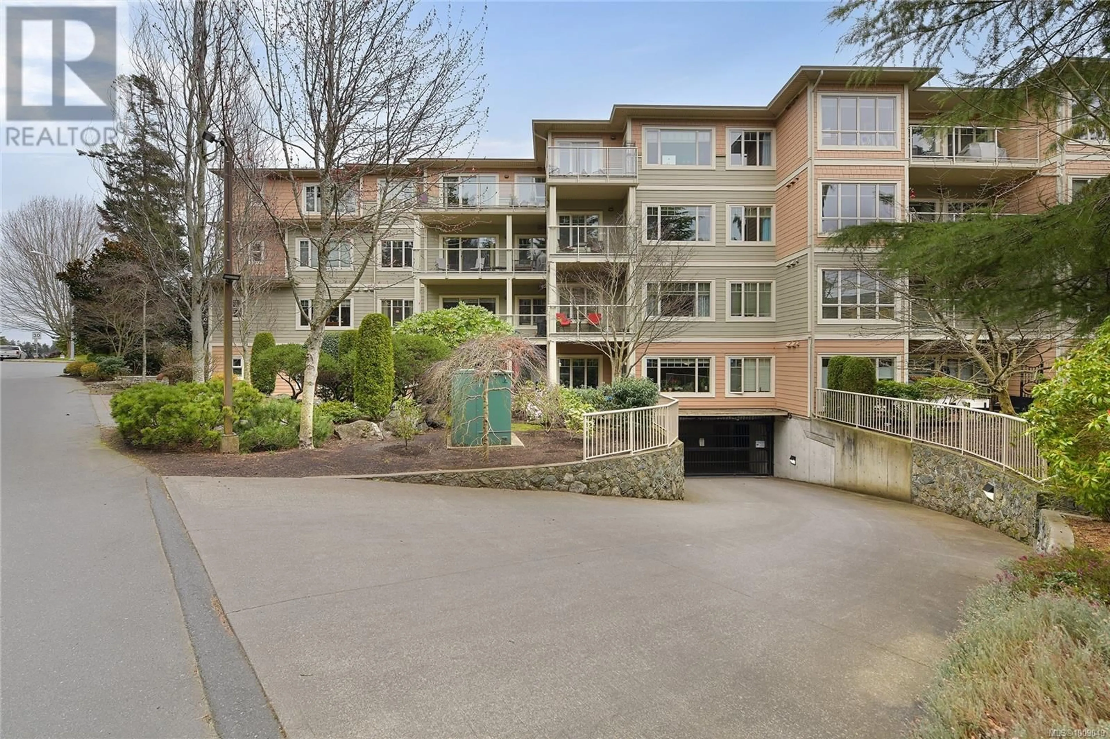 A pic from outside/outdoor area/front of a property/back of a property/a pic from drone, street for 307 - 125 ALDERSMITH PLACE, View Royal British Columbia V9A7M7