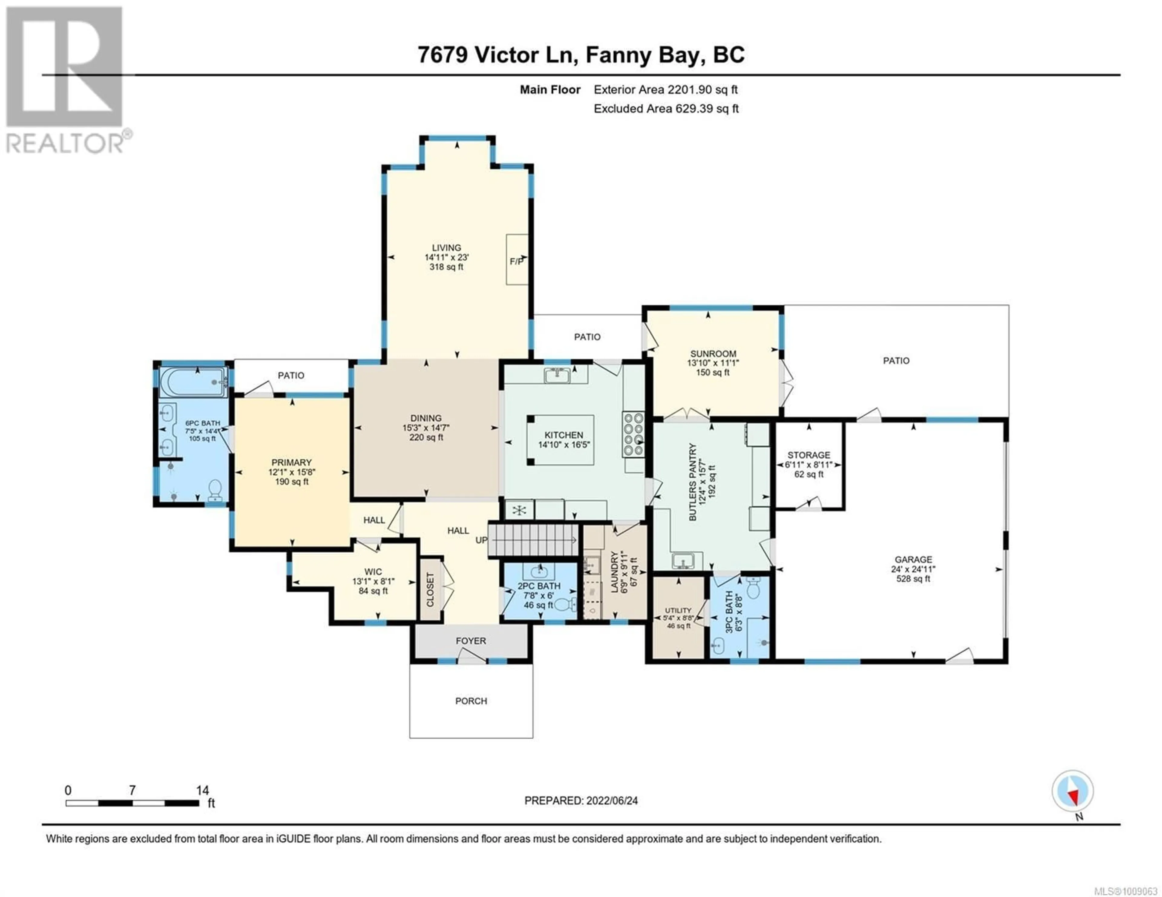 Floor plan for 7679 VICTOR LANE, Fanny Bay British Columbia V0R1W0
