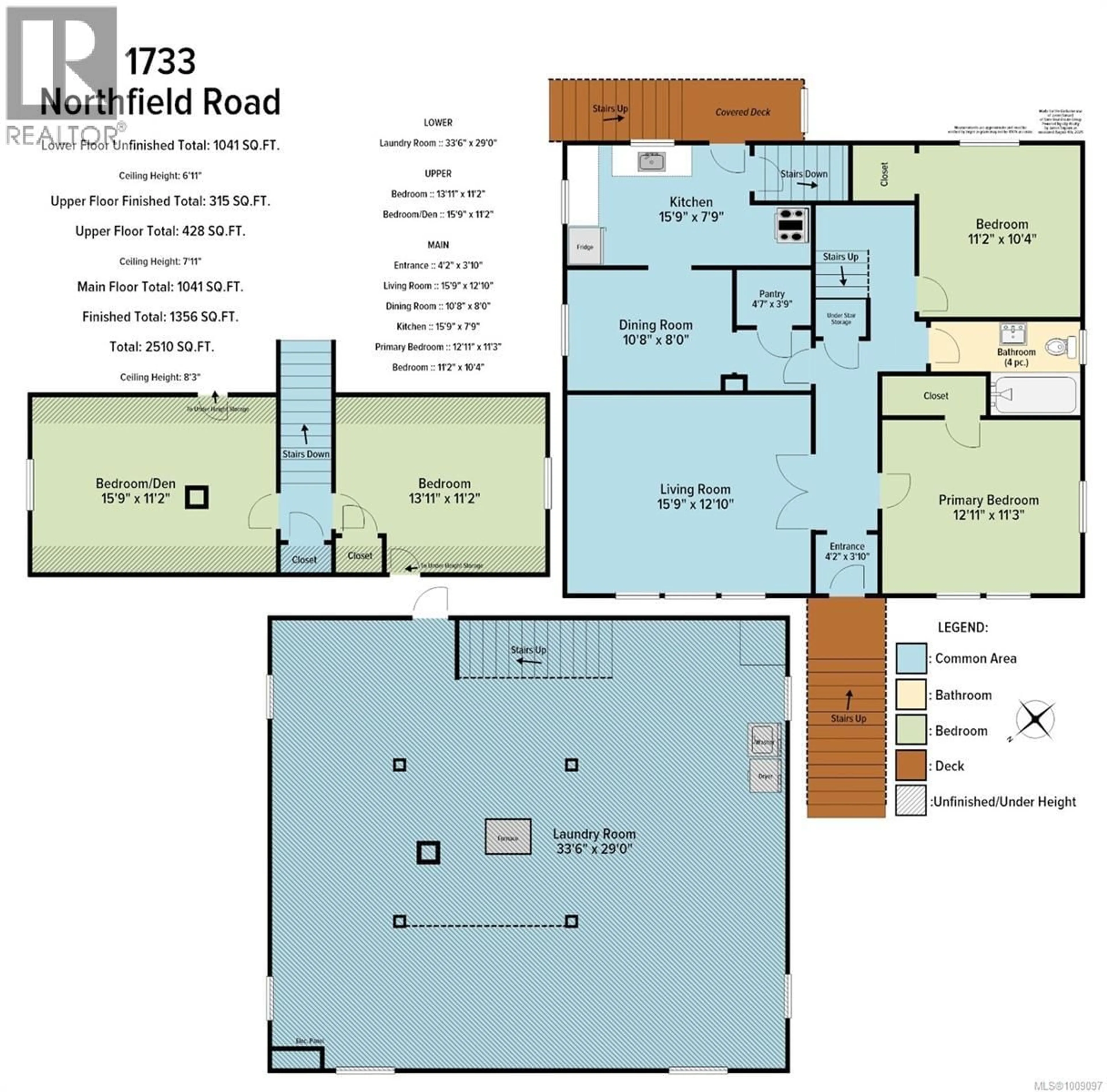 Floor plan for 1733 NORTHFIELD ROAD, Nanaimo British Columbia V9S3B1