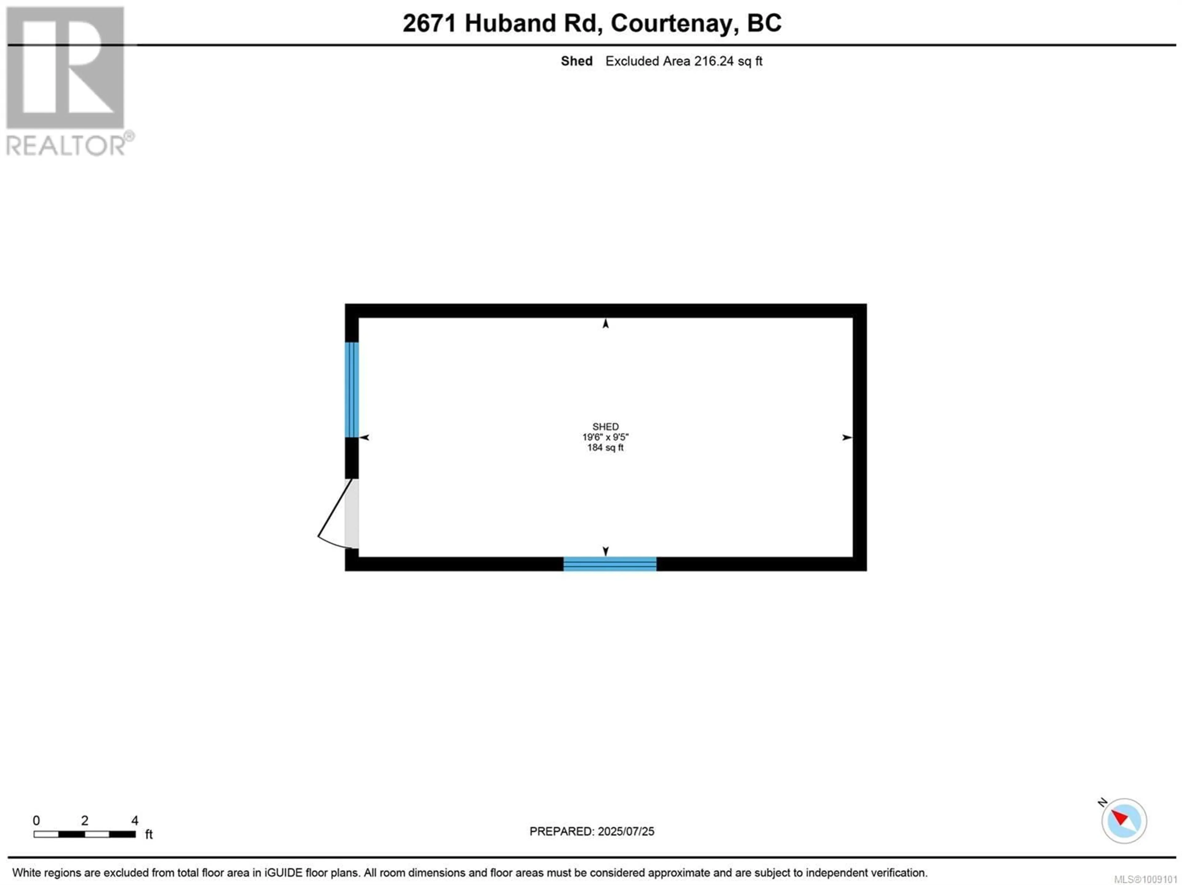 Floor plan for 2671 HUBAND ROAD, Courtenay British Columbia V9J1L4