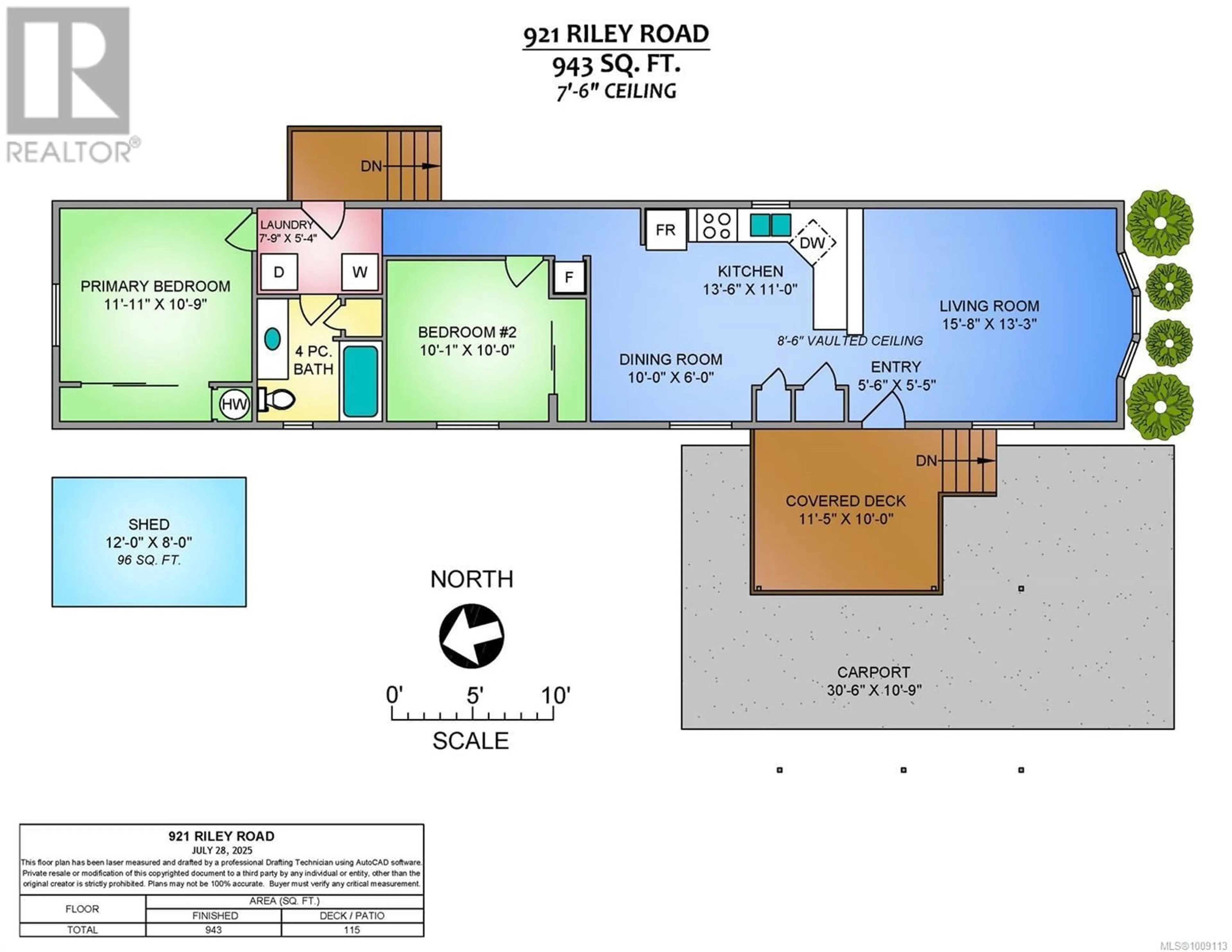 Floor plan for 921 RILEY ROAD, Parksville British Columbia V9P2L7