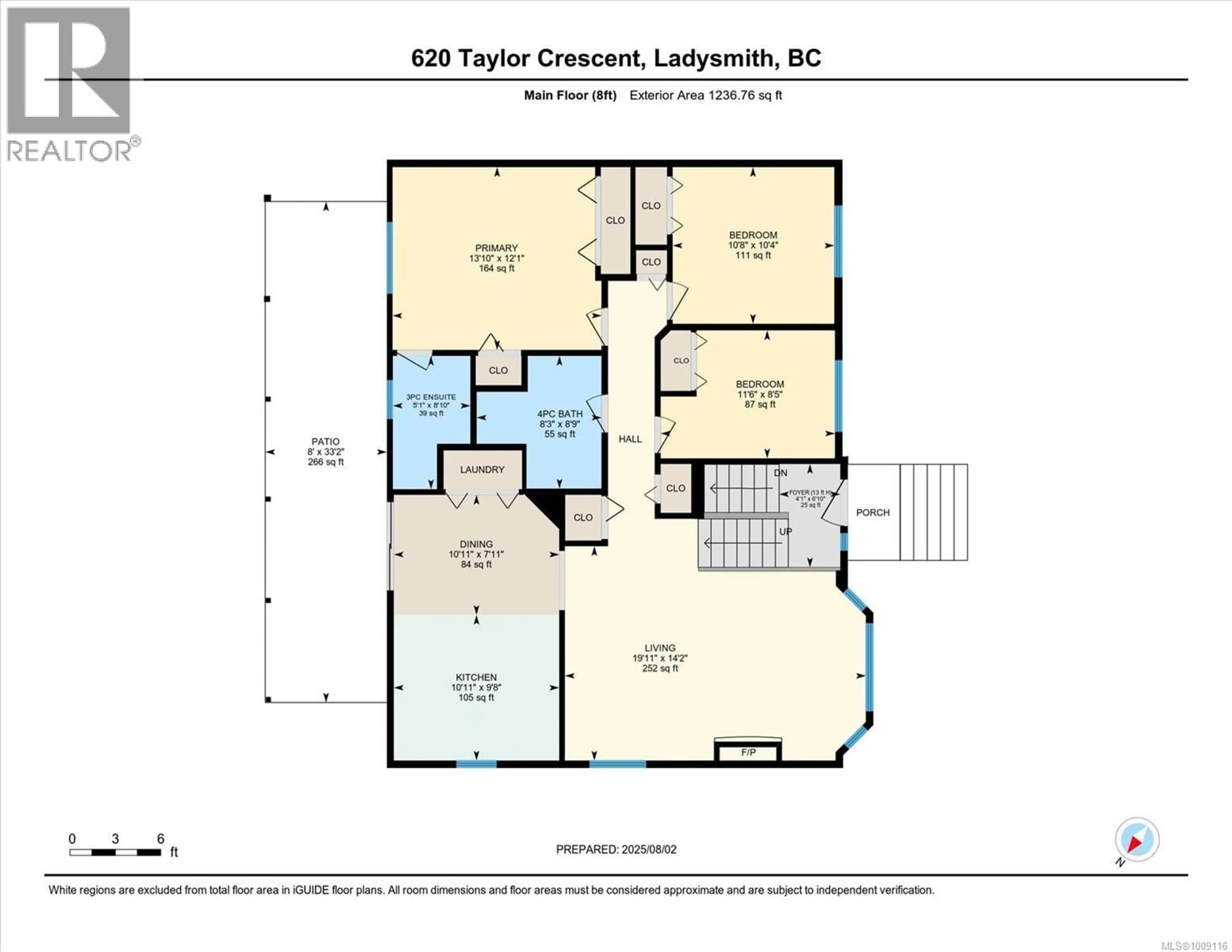 Floor plan for 620 TAYLOR CRESCENT, Ladysmith British Columbia V9G1P8