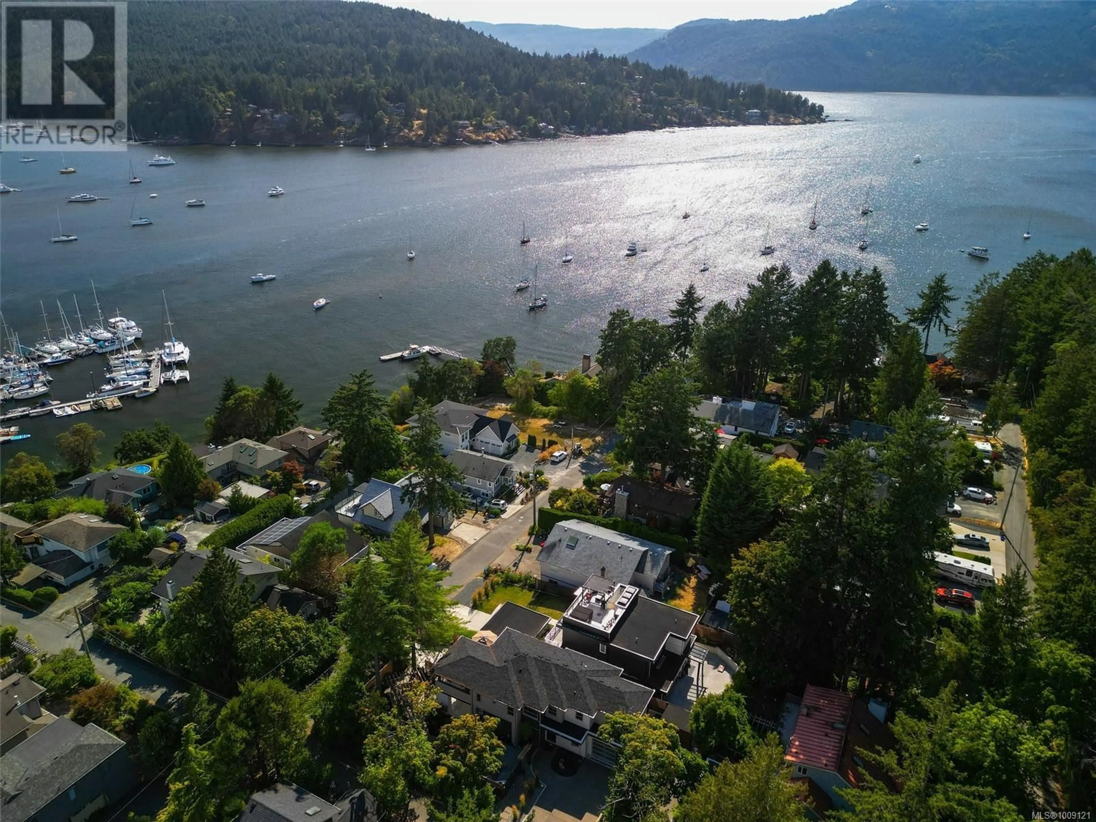 A pic from outside/outdoor area/front of a property/back of a property/a pic from drone, water/lake/river/ocean view for 776 HARDING LANE, Central Saanich British Columbia V8M2G2