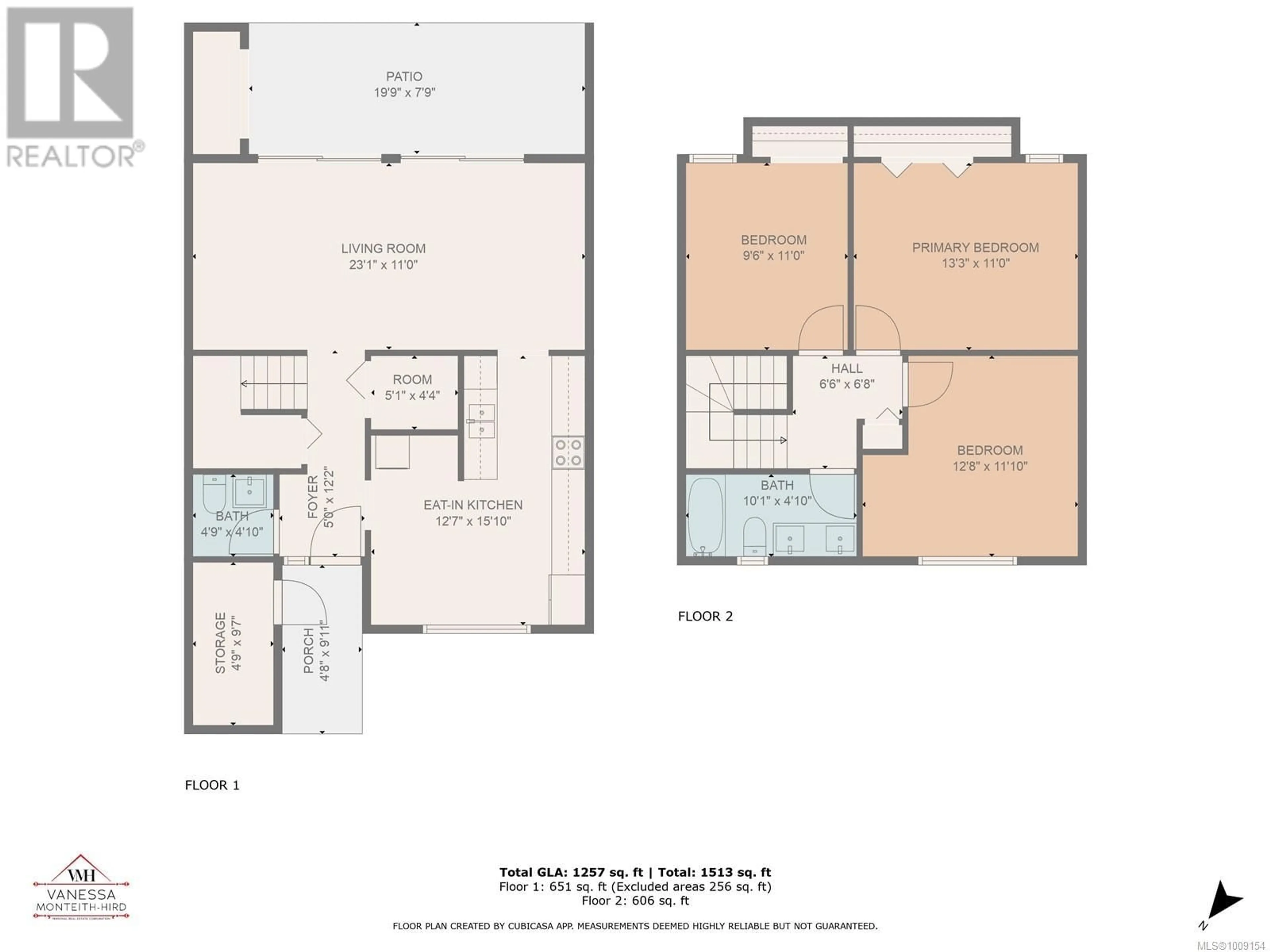 Floor plan for 11 - 1440 13TH STREET, Courtenay British Columbia V9N6C1