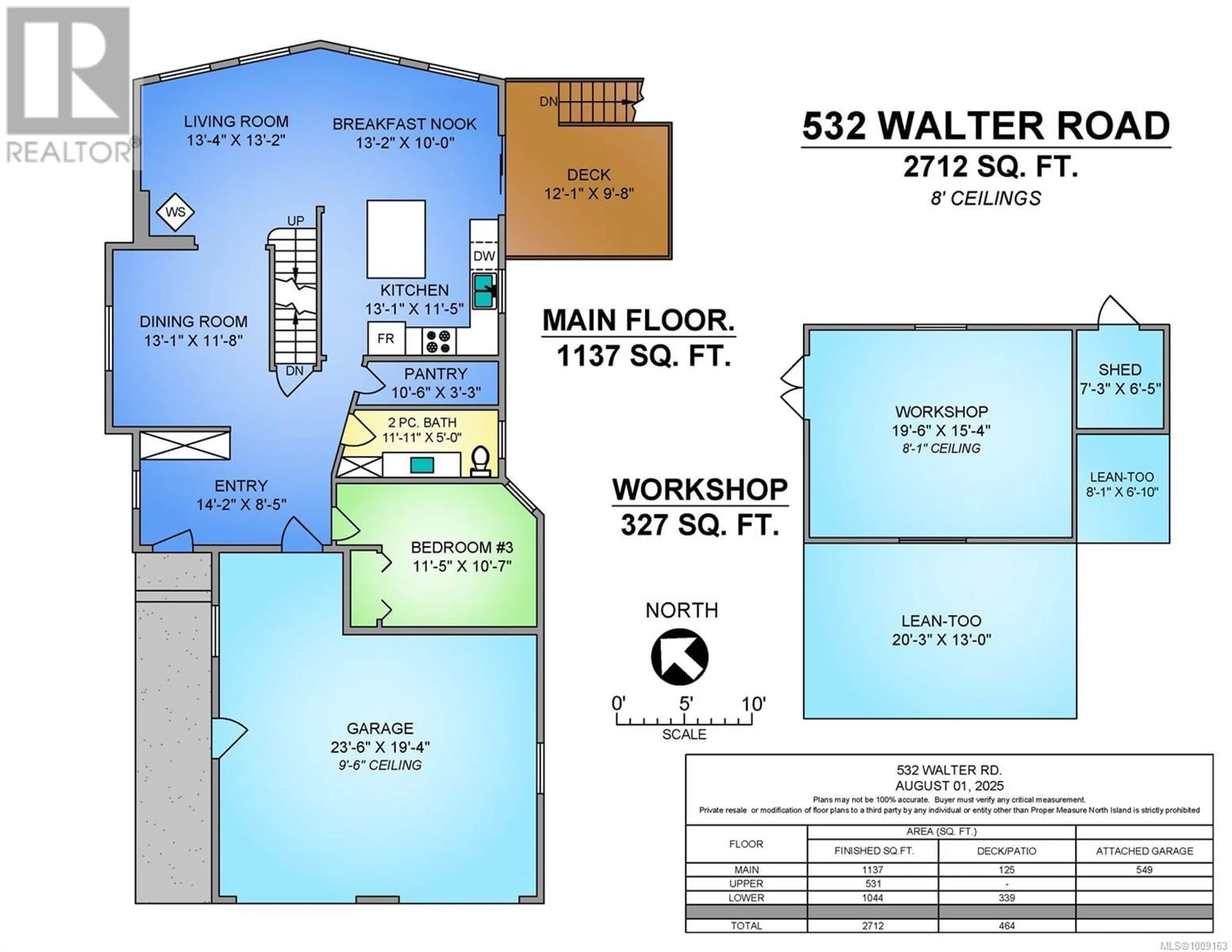 Floor plan for 532 WALTER ROAD, Comox British Columbia V9M3V7
