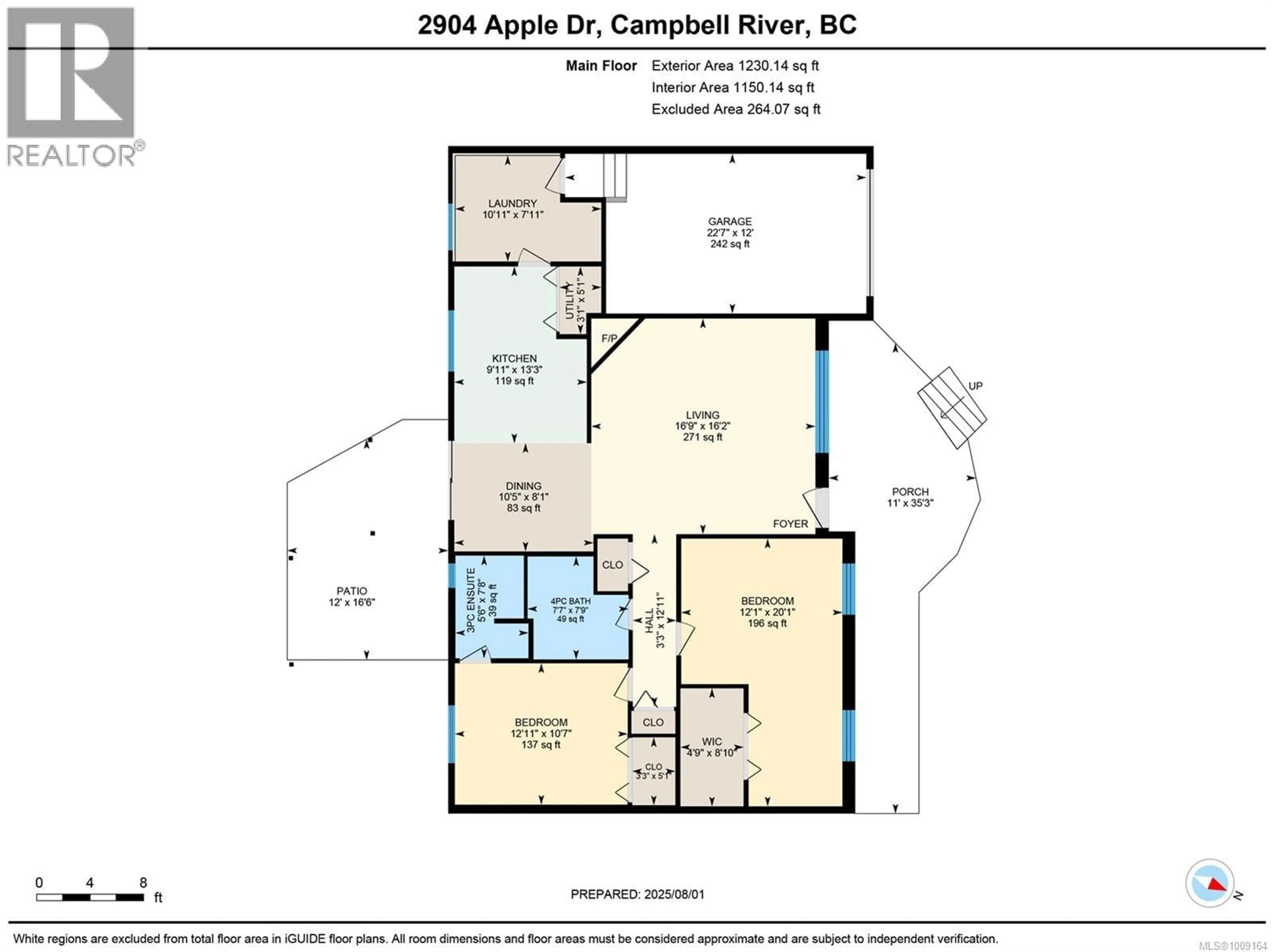 Floor plan for 2904 APPLE DRIVE, Campbell River British Columbia V9W7X7