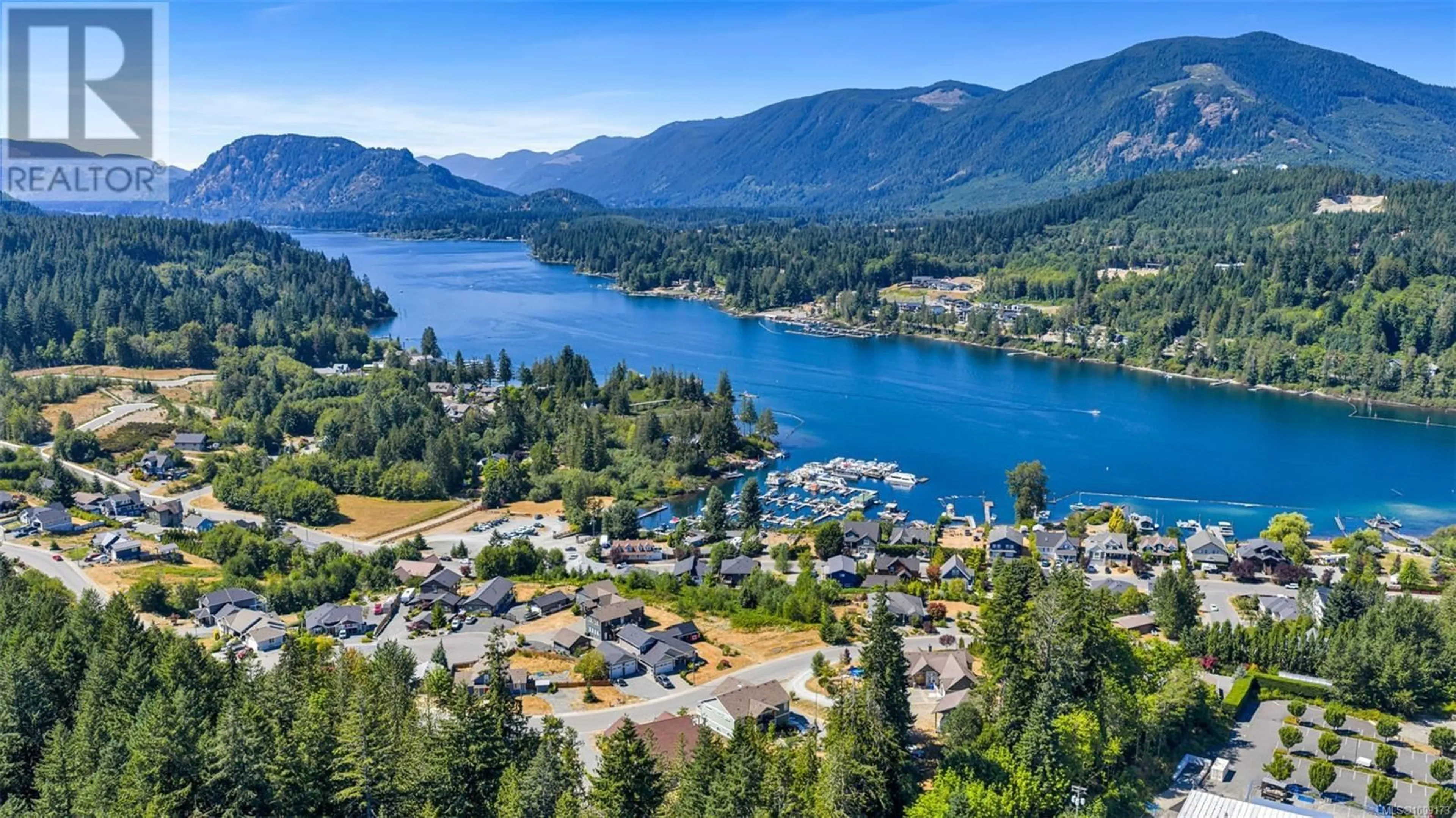 A pic from outside/outdoor area/front of a property/back of a property/a pic from drone, water/lake/river/ocean view for 263 TAL ROAD, Lake Cowichan British Columbia V0R2G0