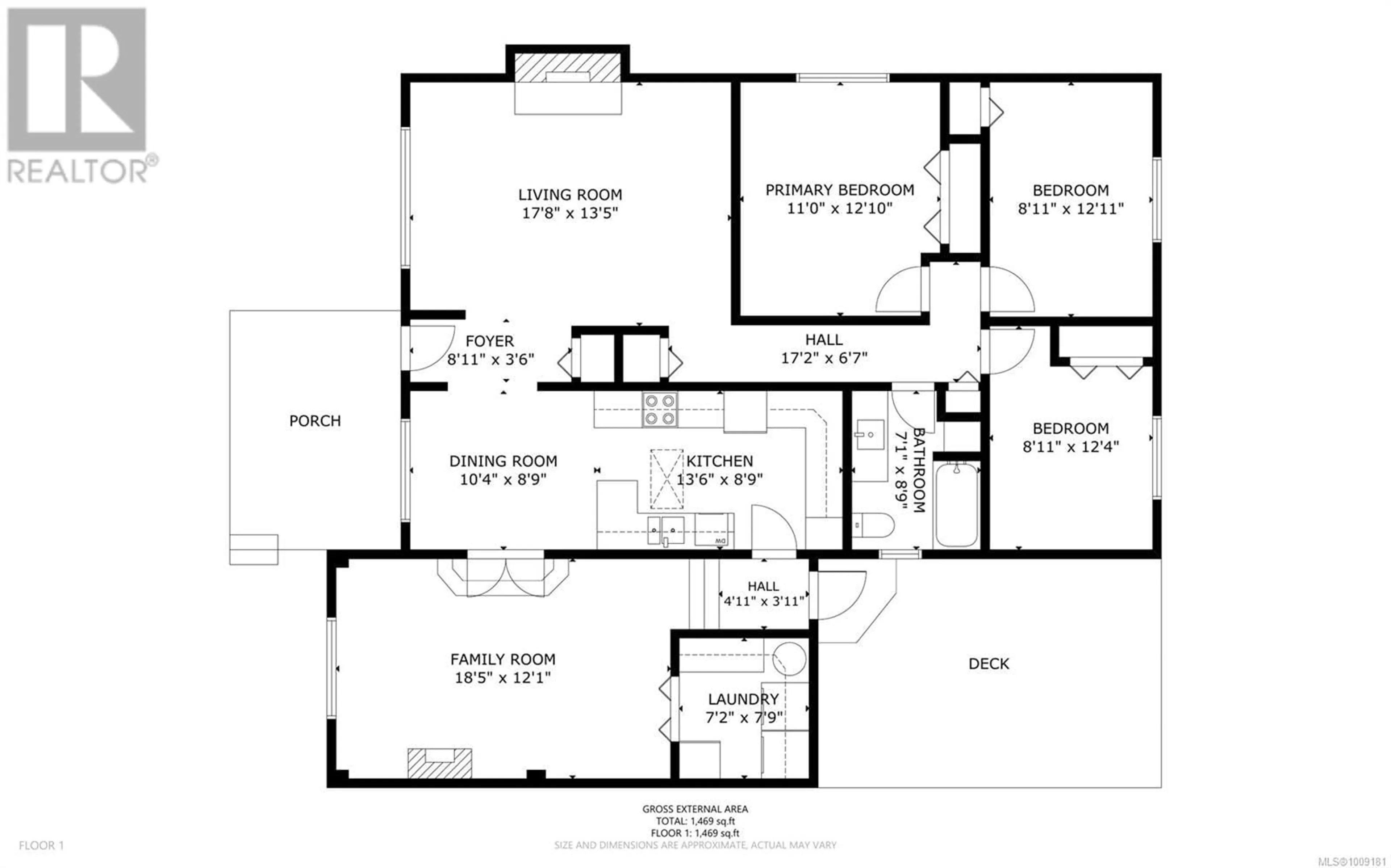 Floor plan for 764 KALMAR ROAD, Campbell River British Columbia V9W5S4