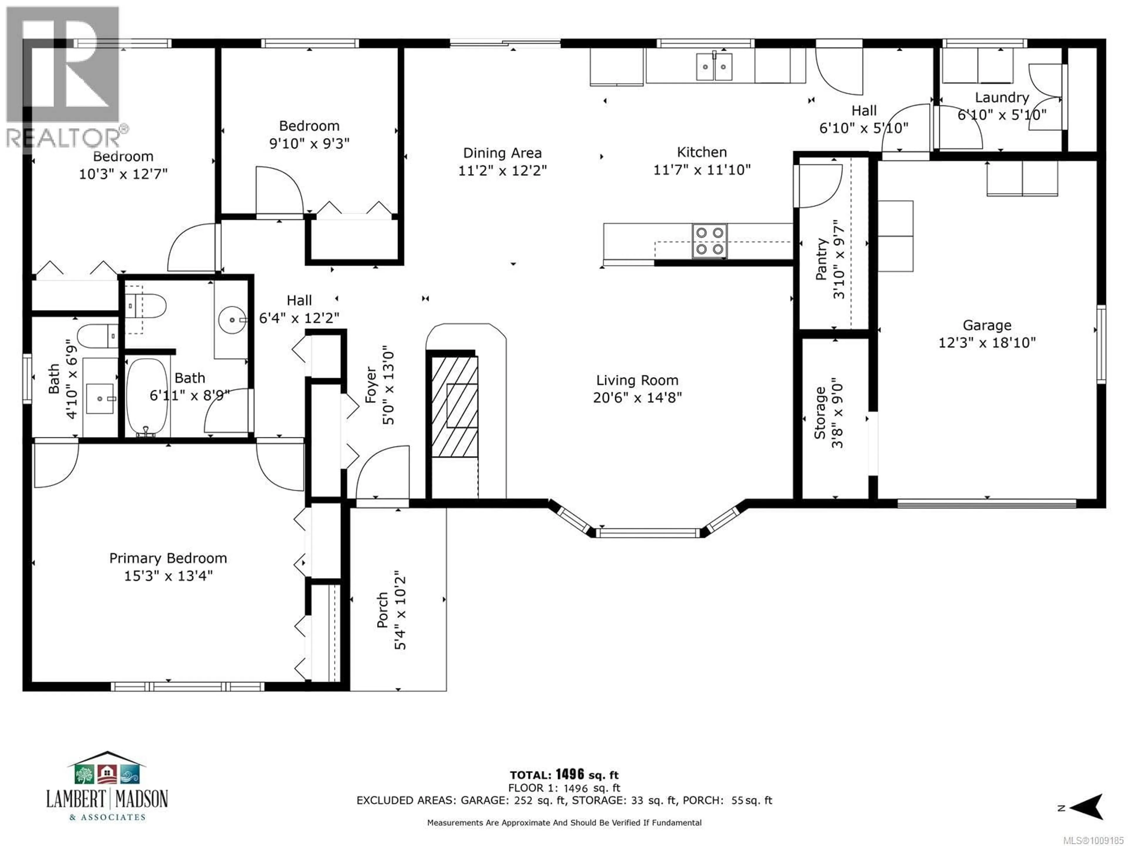 Floor plan for 581 SUMAC DRIVE, Qualicum Beach British Columbia V9K1A4