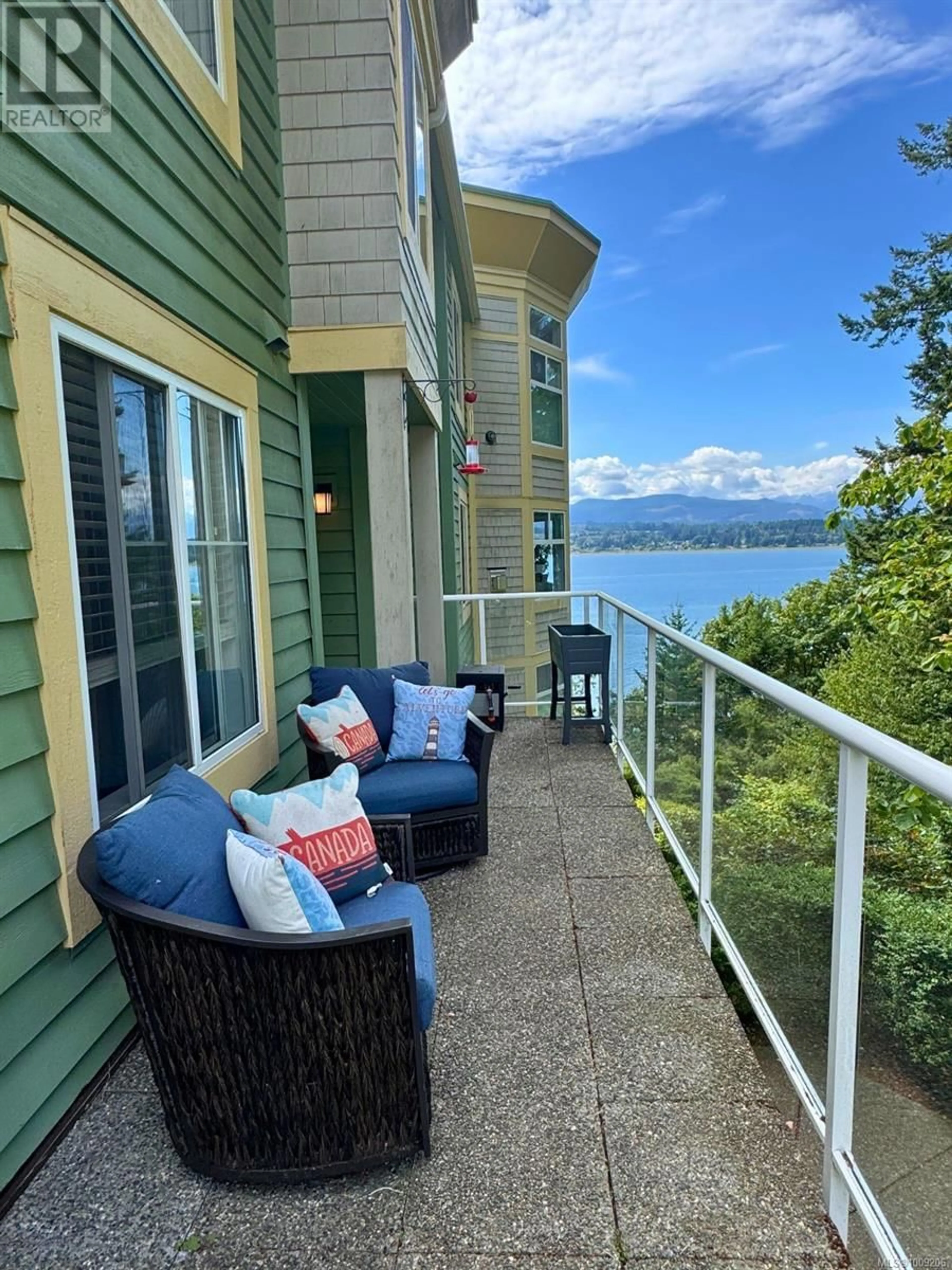 Balcony in the apartment, water/lake/river/ocean view for 305 - 2275 COMOX AVENUE, Comox British Columbia V9M1X6