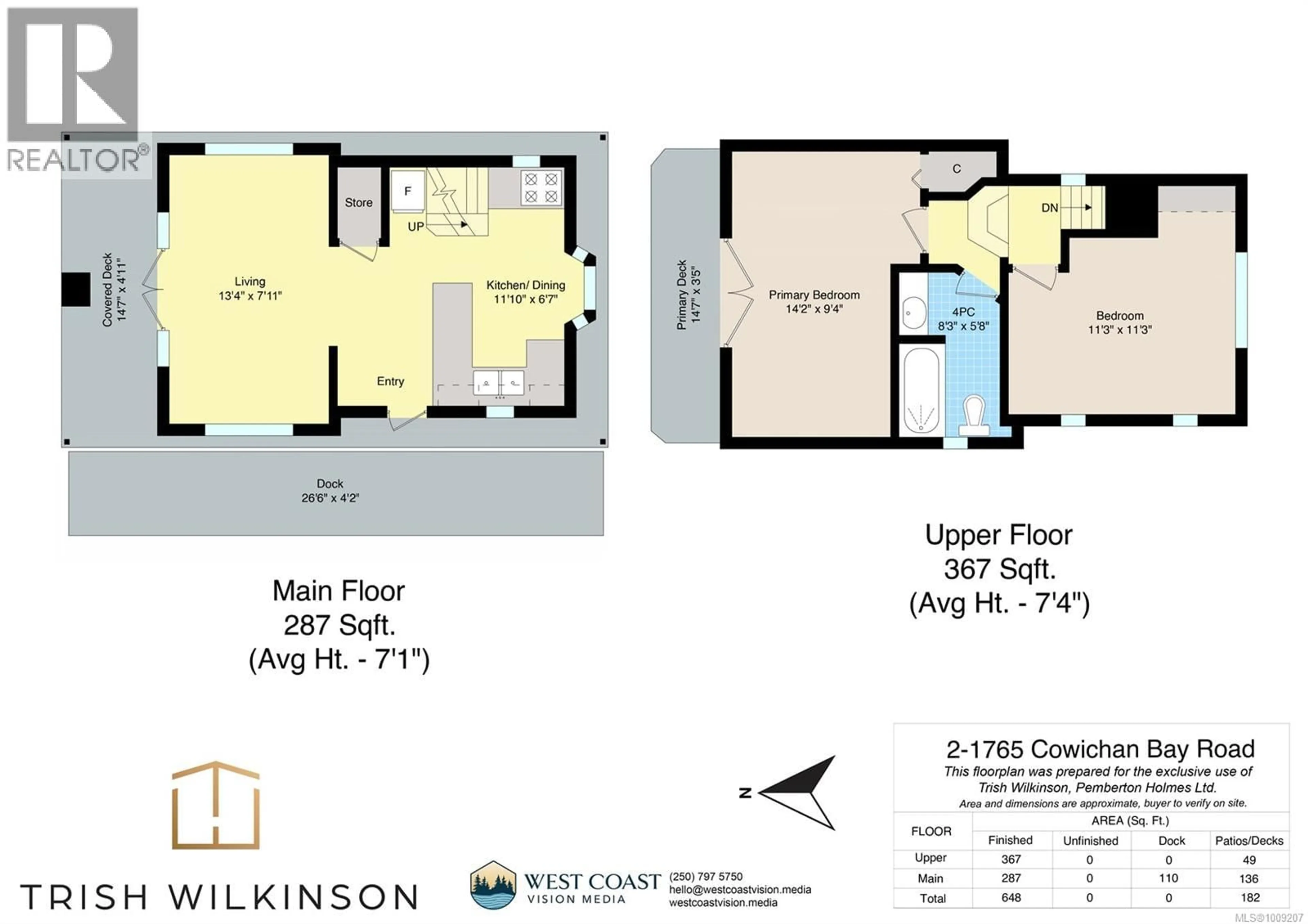 Floor plan for 2 - 1765 COWICHAN BAY ROAD, Cowichan Bay British Columbia V0R1N0