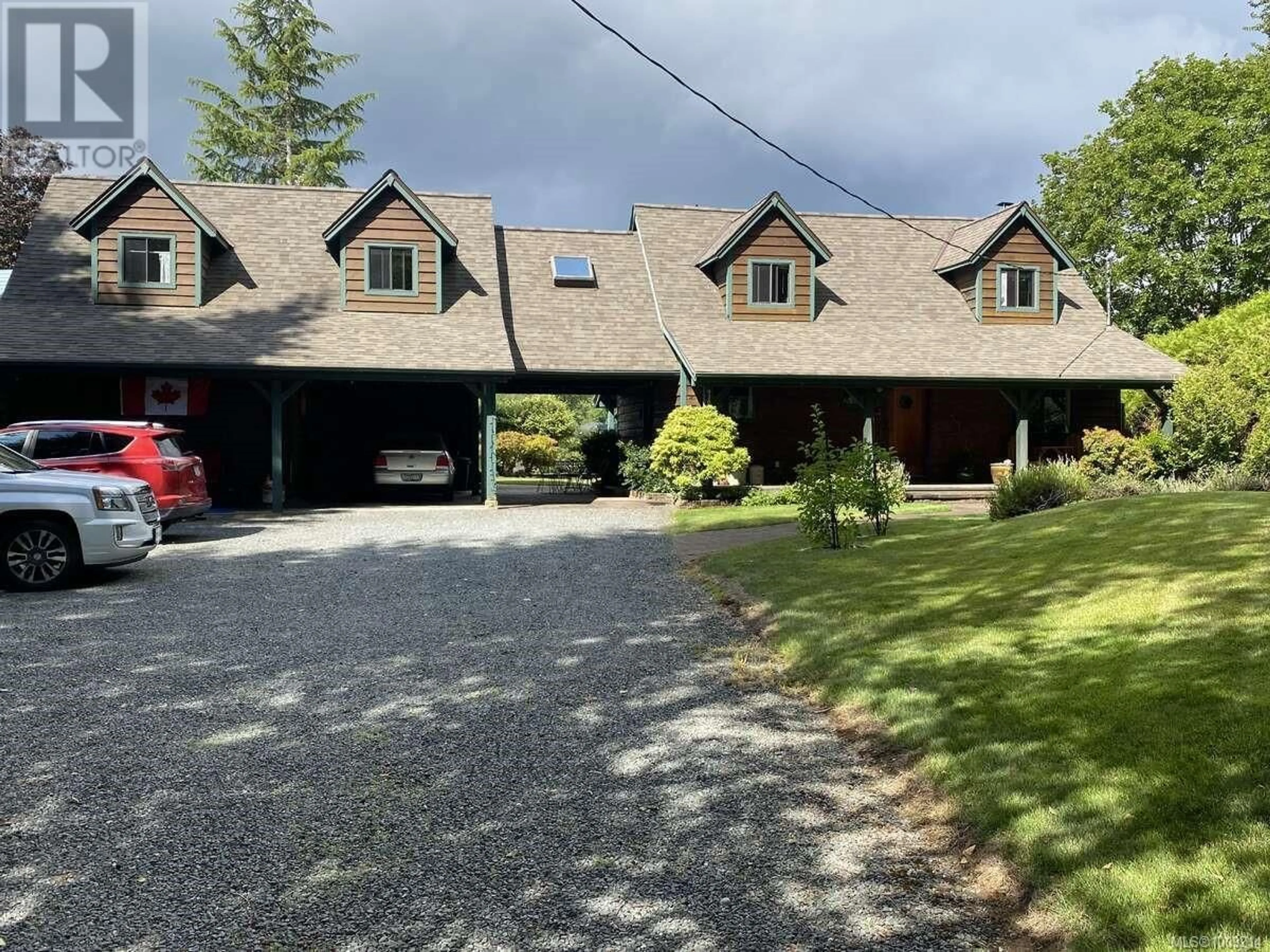 A pic from outside/outdoor area/front of a property/back of a property/a pic from drone, street for 9386 MARTIN PARK DRIVE, Black Creek British Columbia V9J1C4