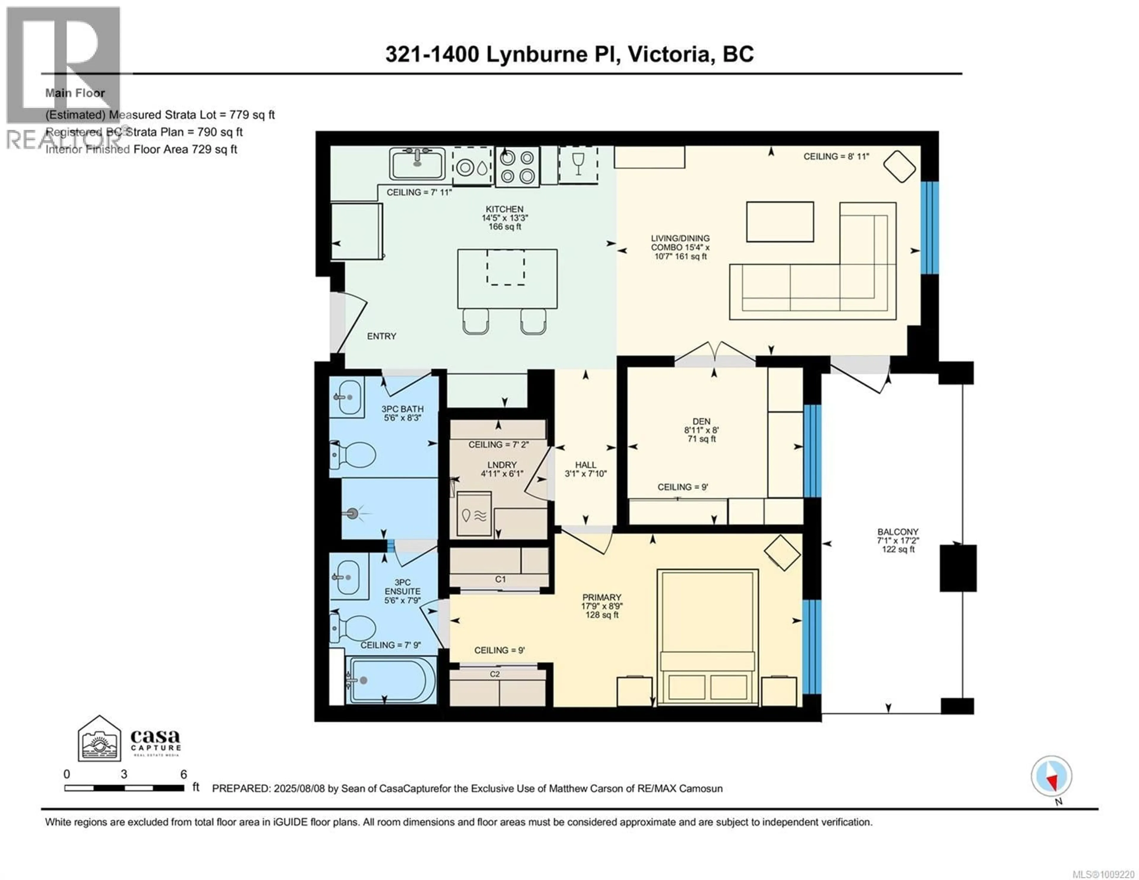 Floor plan for 321 - 1400 LYNBURNE PLACE, Langford British Columbia V9B0A4