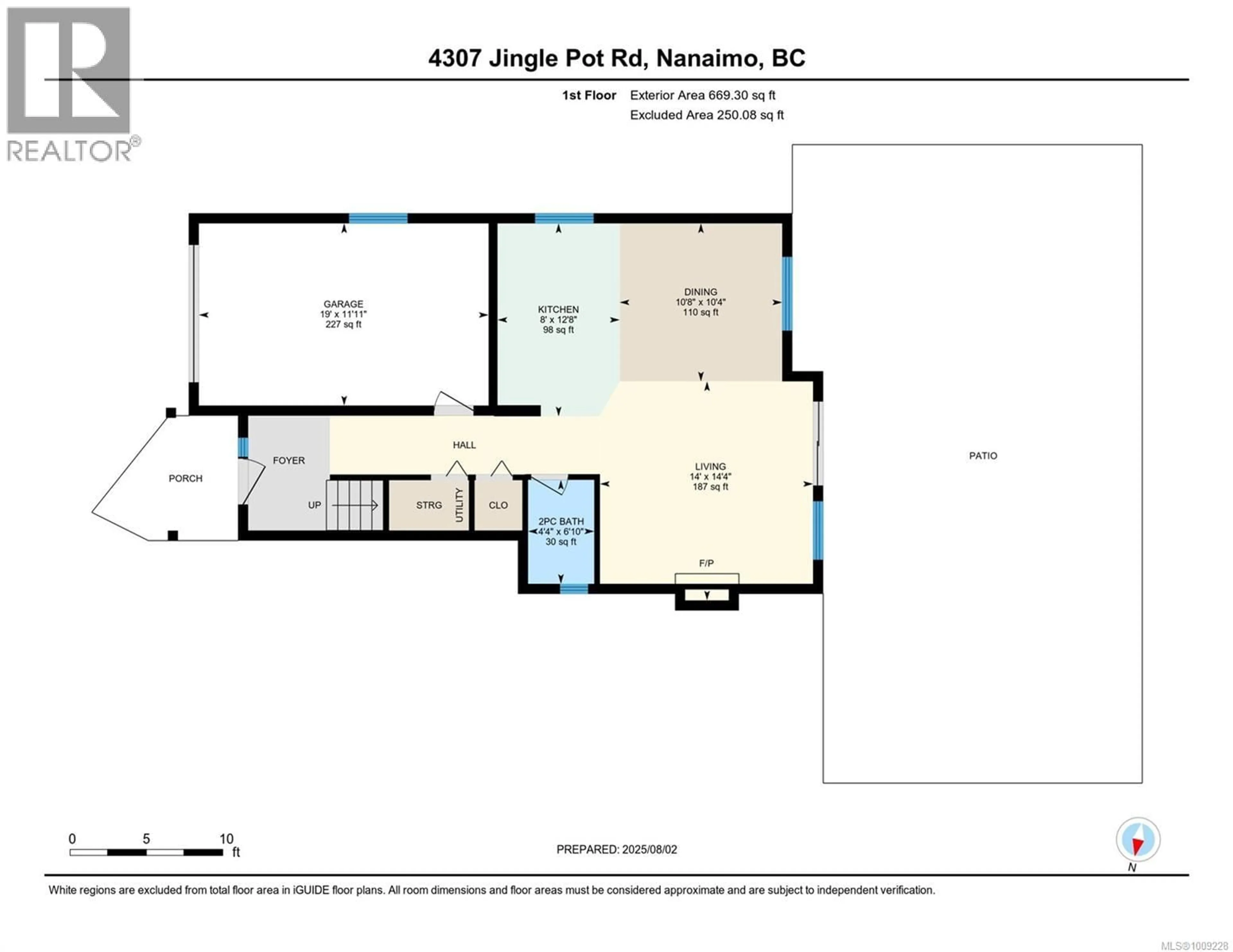 Floor plan for 4307 JINGLE POT ROAD, Nanaimo British Columbia V9T5P5