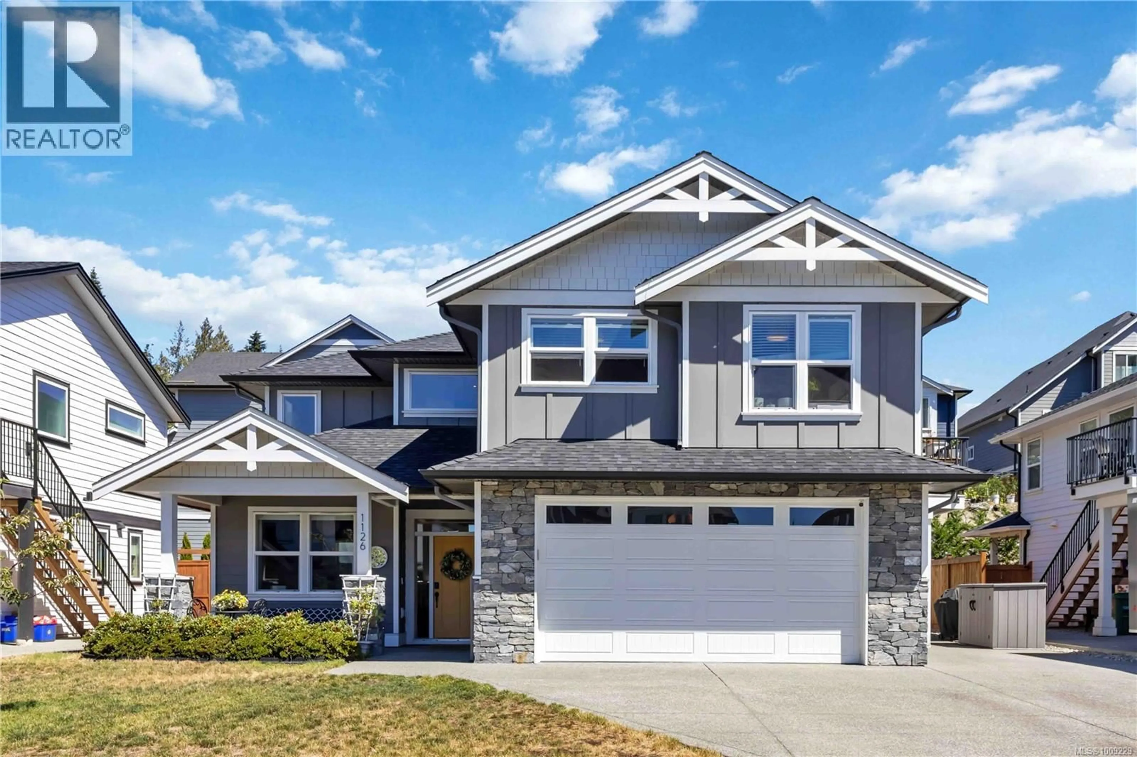 Home with vinyl exterior material, street for 1126 GOLDEN SPIRE CRESCENT, Langford British Columbia V9C0R2