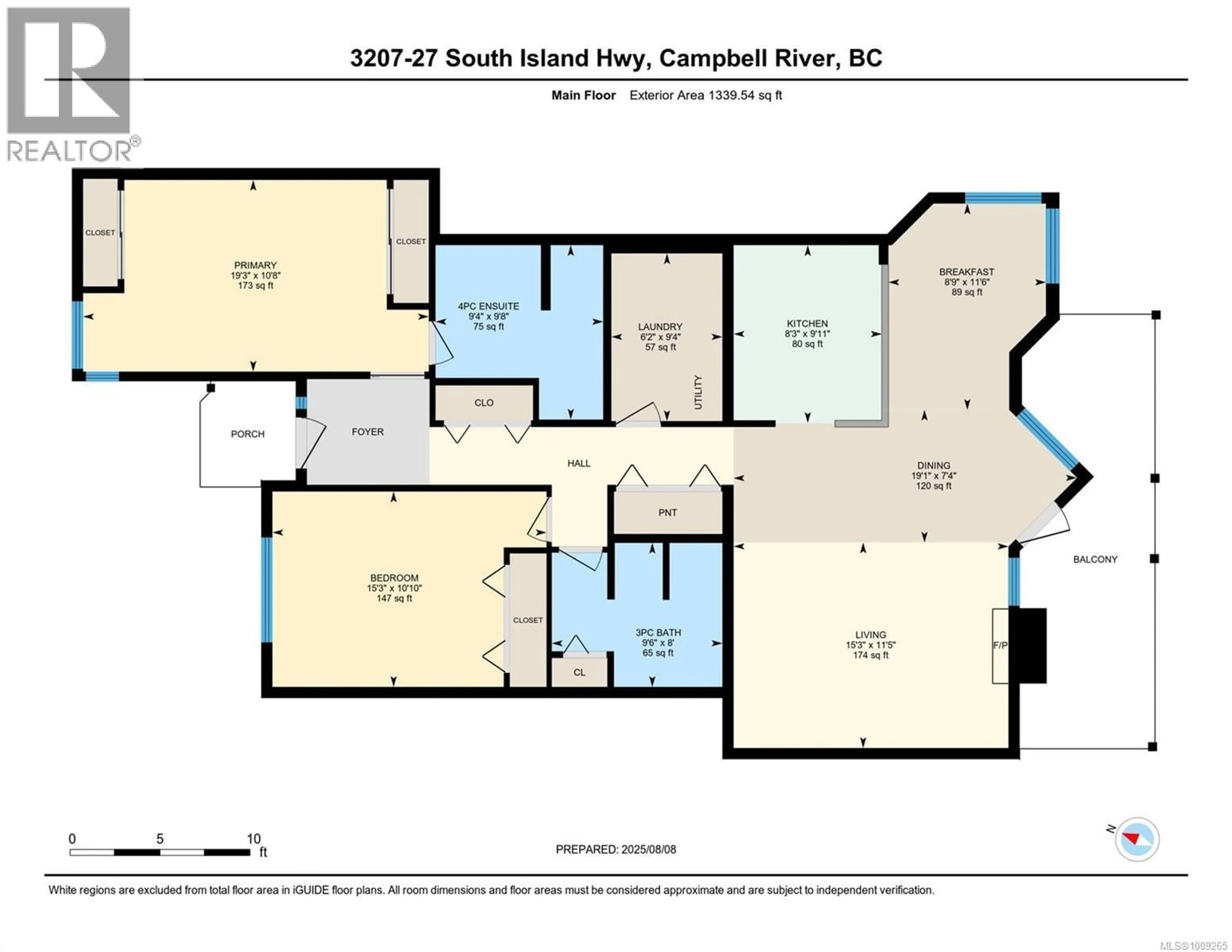Floor plan for 3207 - 27 ISLAND HIGHWAY SOUTH, Campbell River British Columbia V9W1A2