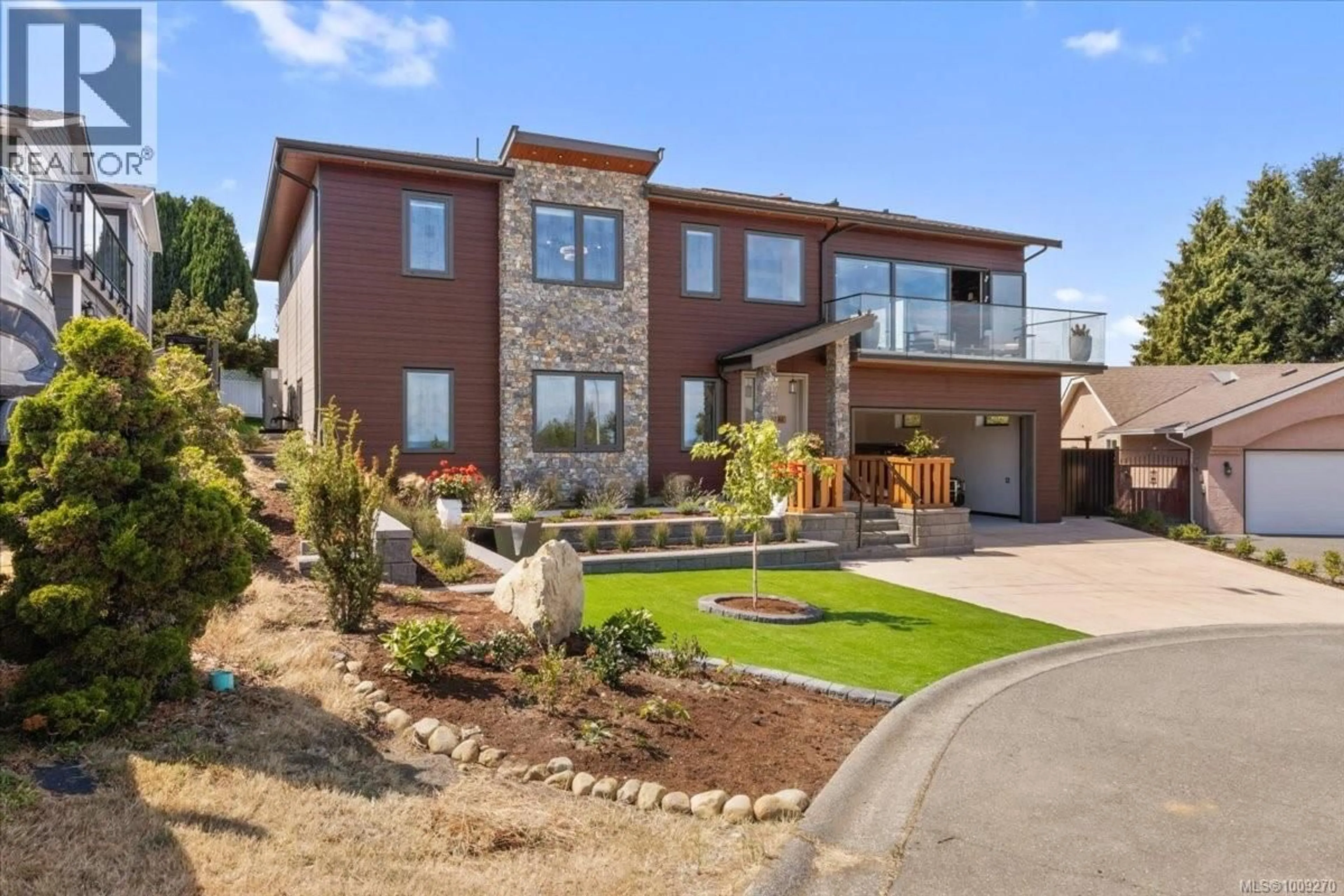 Home with brick exterior material, street for 116 SHARON PLACE, Nanaimo British Columbia V9V1C5
